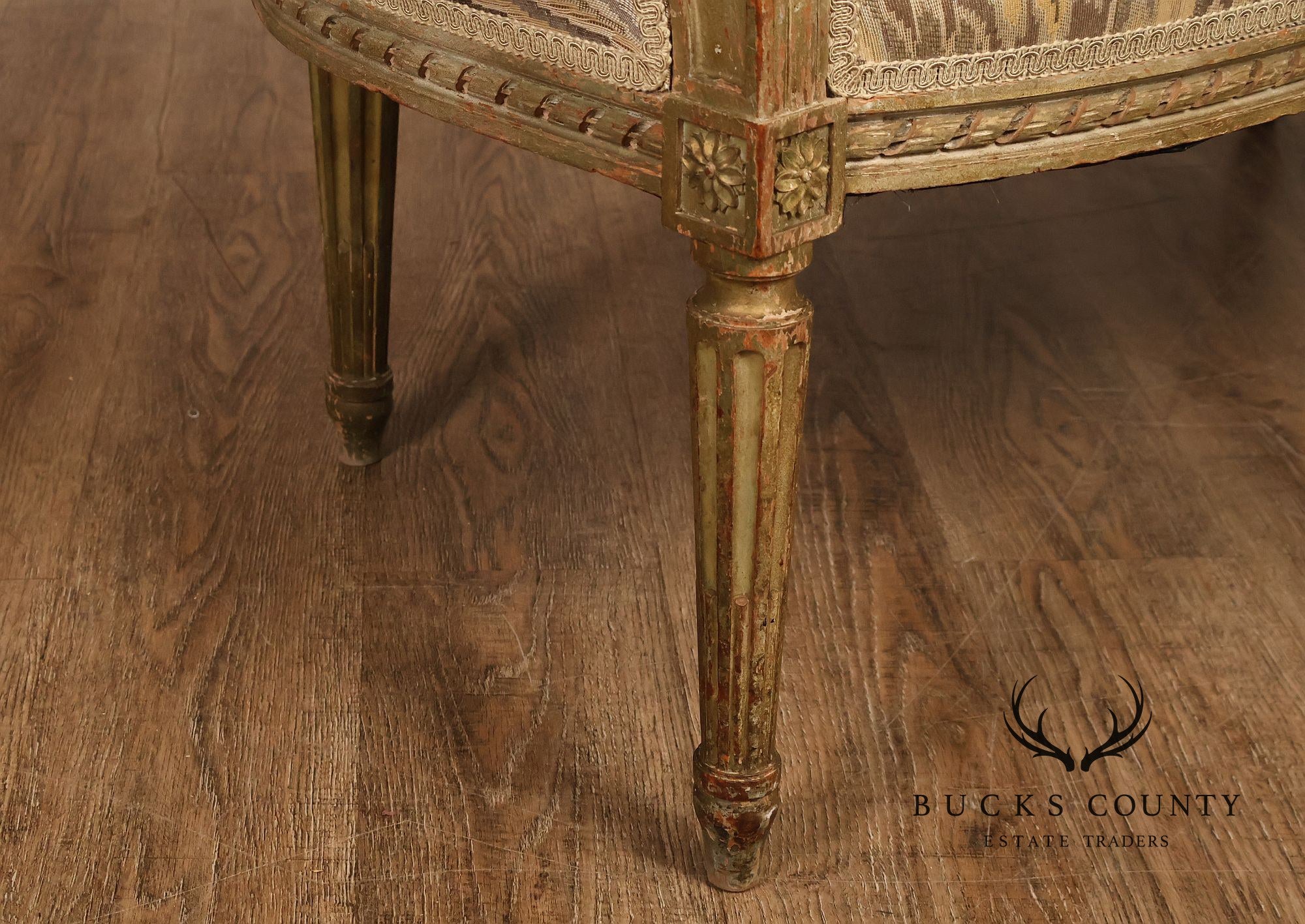 French Louis XVI Style Painted Settee