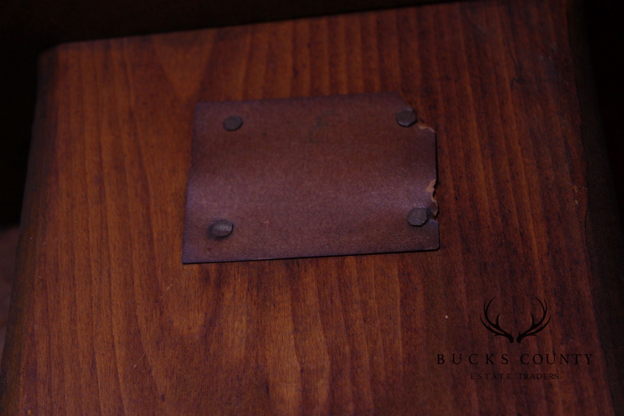 Antique L. & J.G. Stickley Mission Oak Round Dining Table