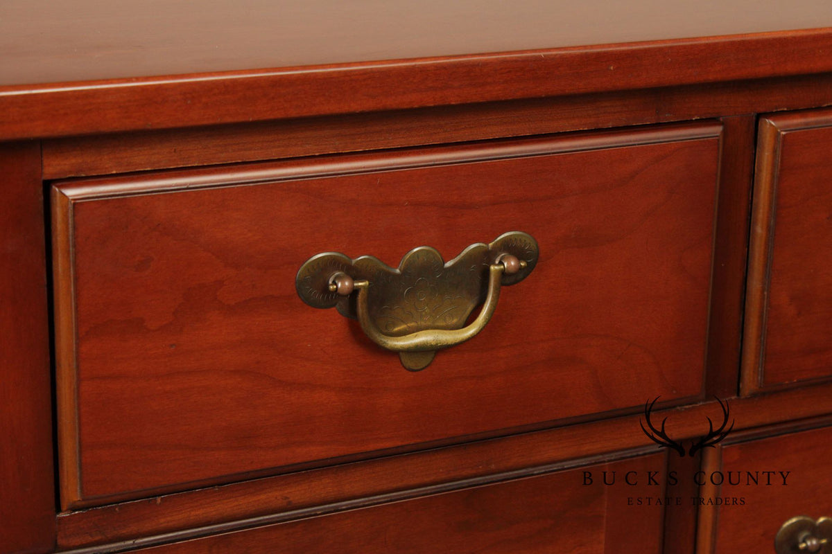 Drexel Wallace Nutting Cherry Colonial Style Sideboard Buffet