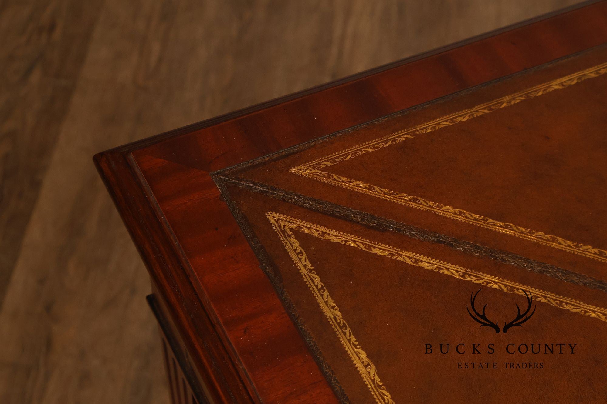 Scarborough House Federal Style Inlaid Mahogany Square Game Table