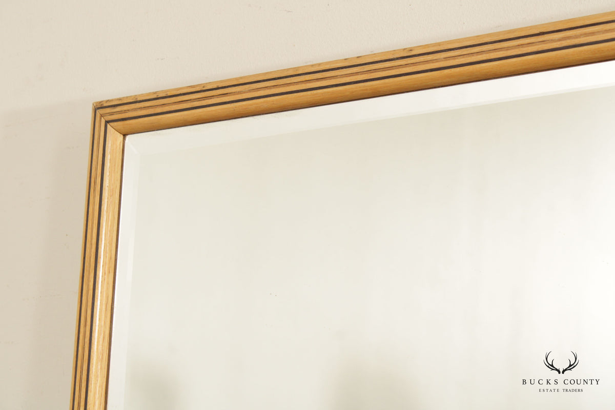 Henredon Scene Two Pair Inlaid Beveled Wall Mirrors