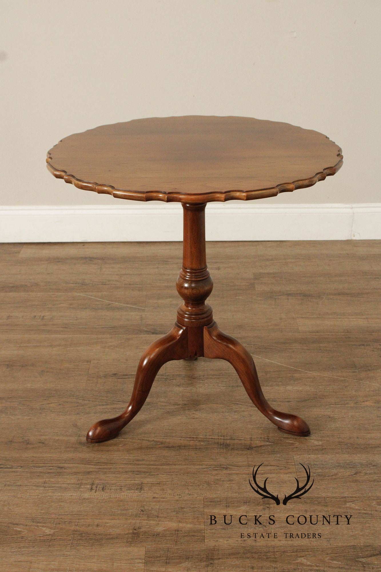 Stickley Cherry Pie Crust Tea Table