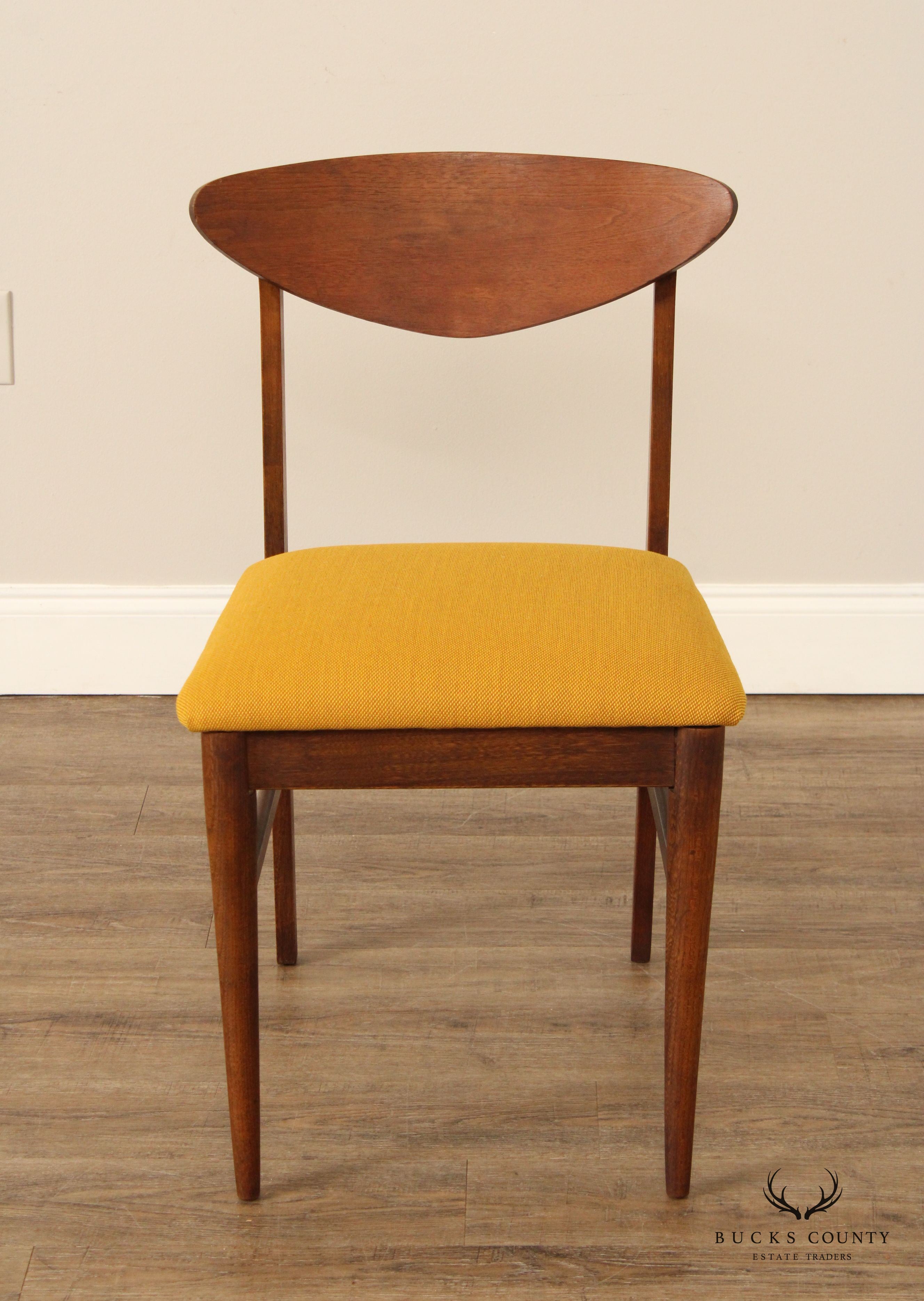 Mid Century Modern Walnut Side Chair