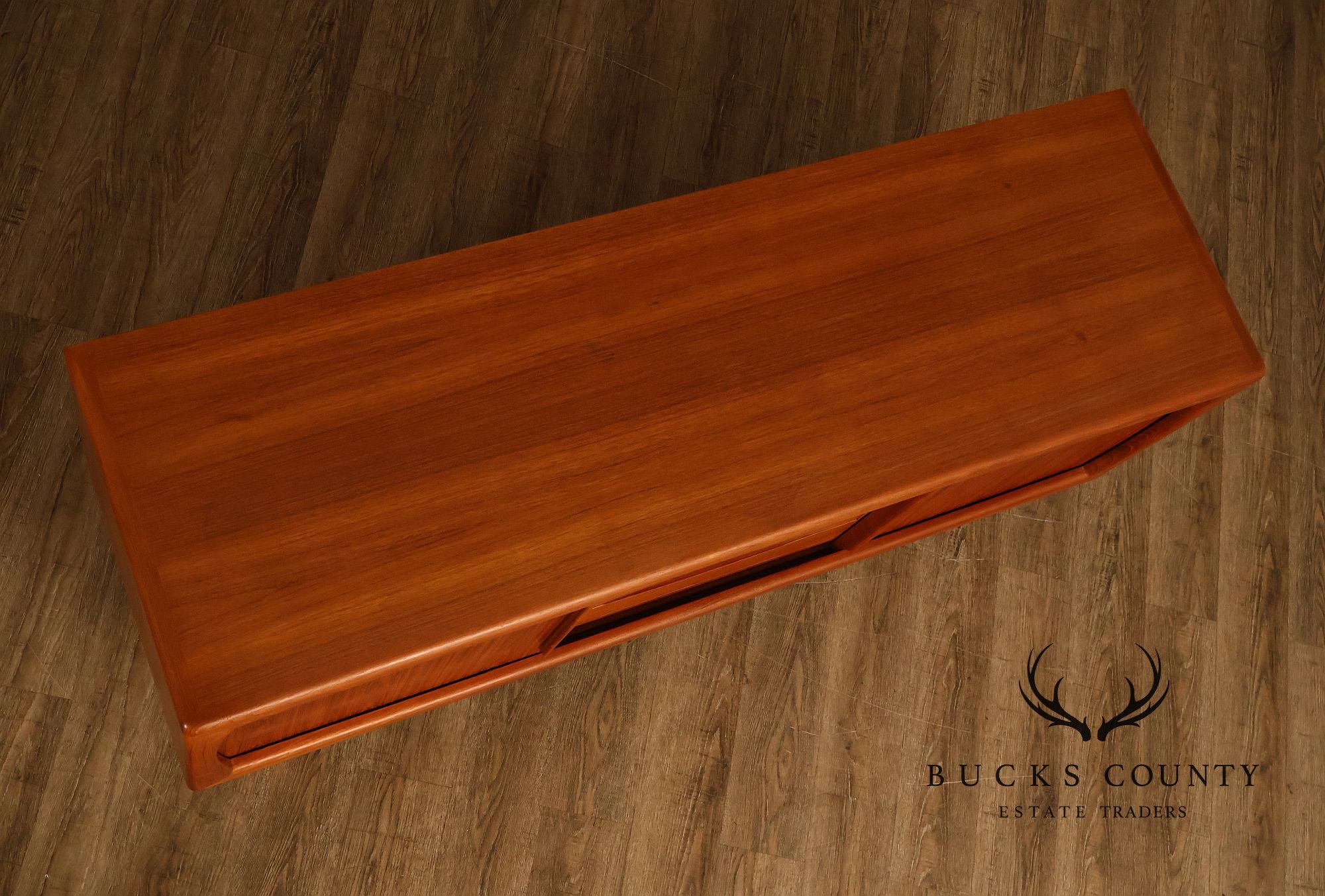 Danish Modern Teak Credenza By H.P. Hansen