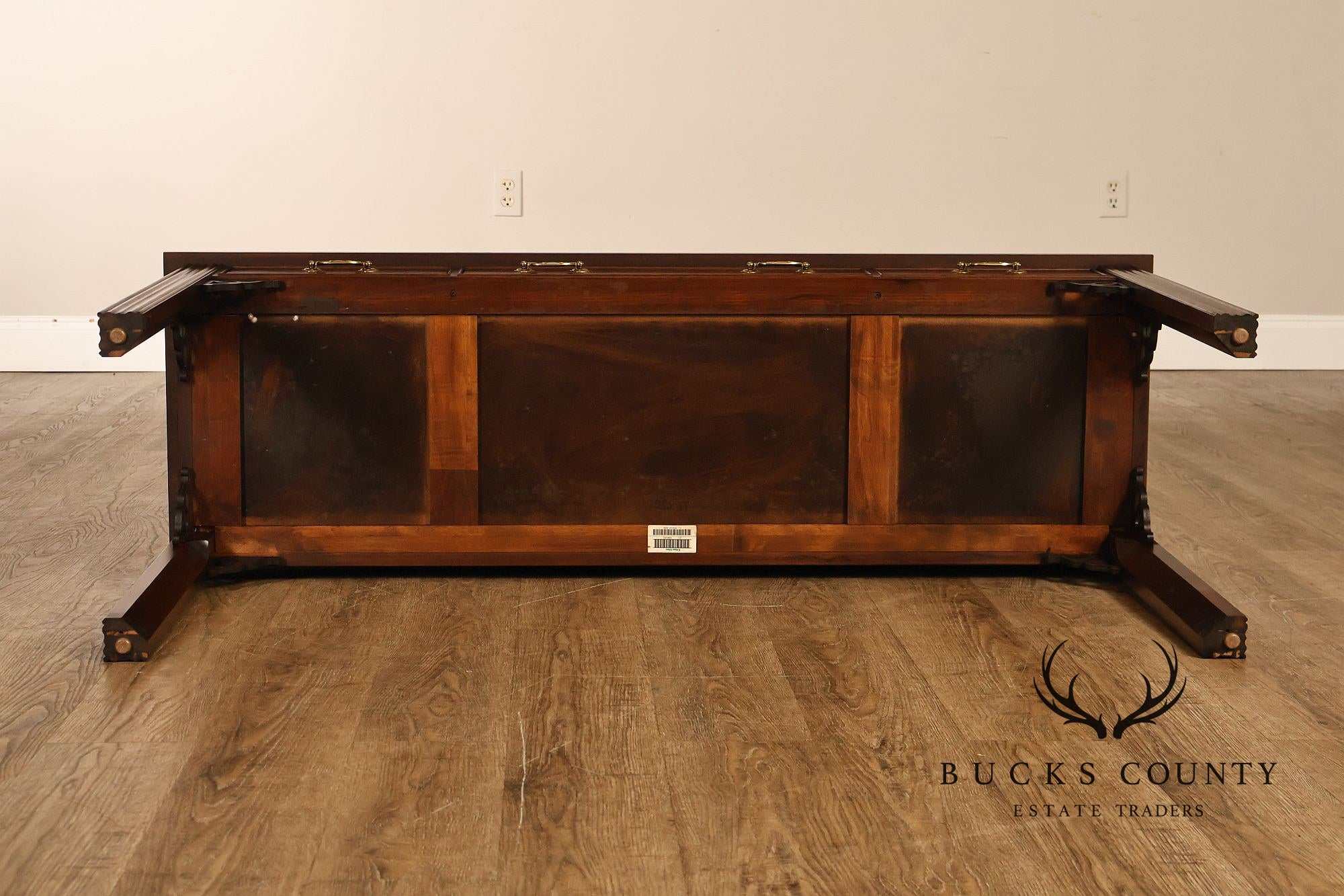 Ethan Allen Chippendale Style Georgian Court Cherry Sofa Table