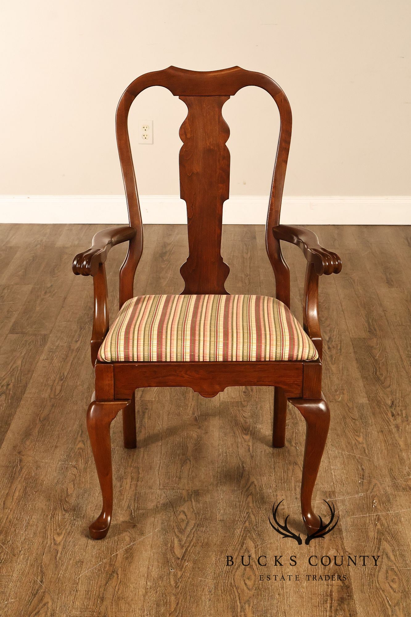 Pennsylvania House Queen Anne Style Set of Six Cherry Dining Chairs