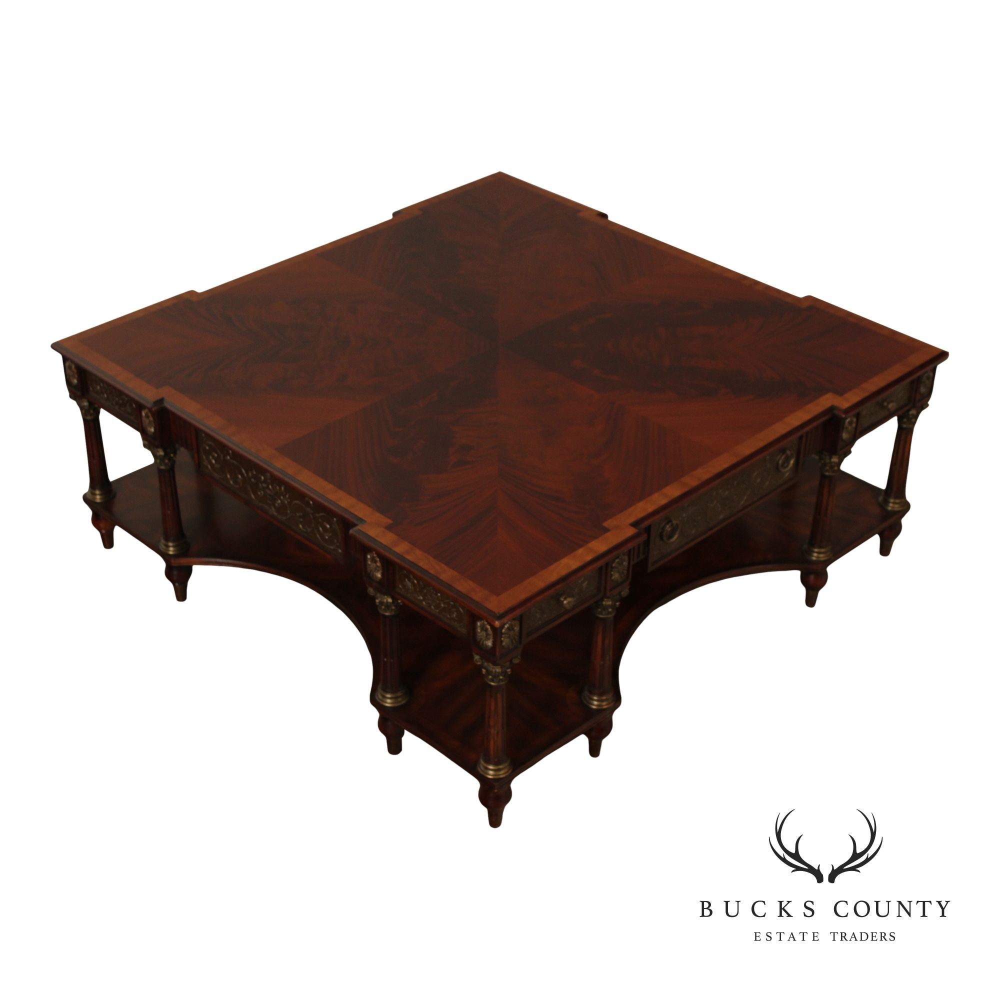 Theodore Alexander 'Classical Gathering' Mahogany Coffee Table