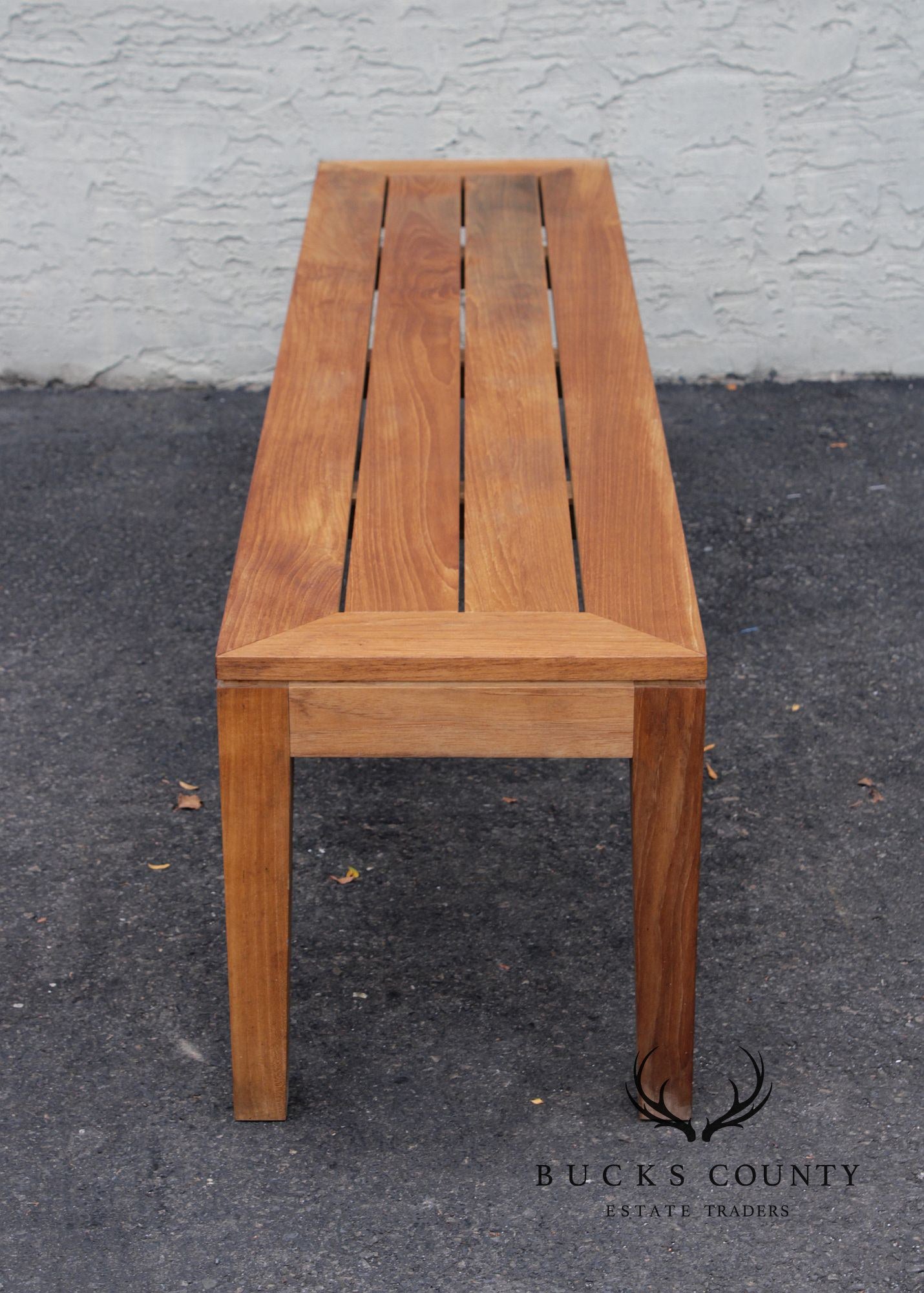 Crate & Barrel Outdoor Teak Bench