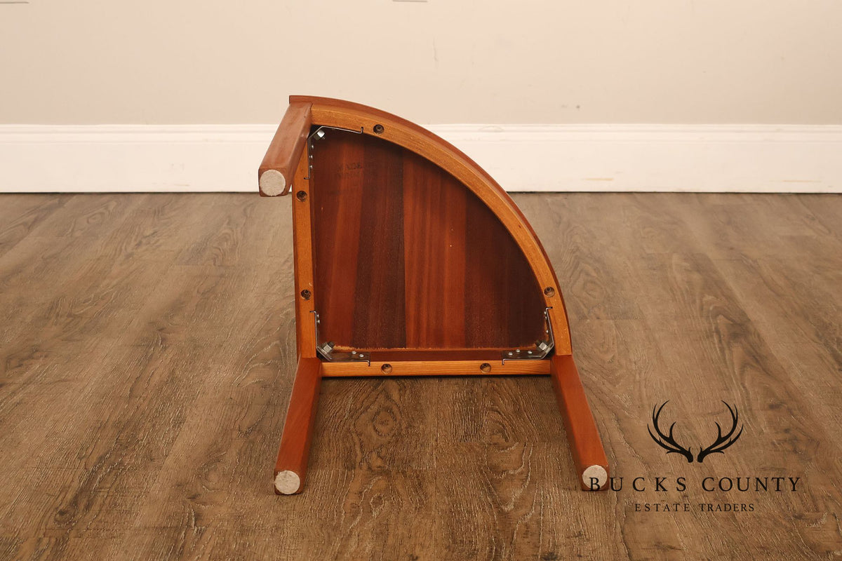 Andreas Tuck Danish Modern Teak Corner Side Table
