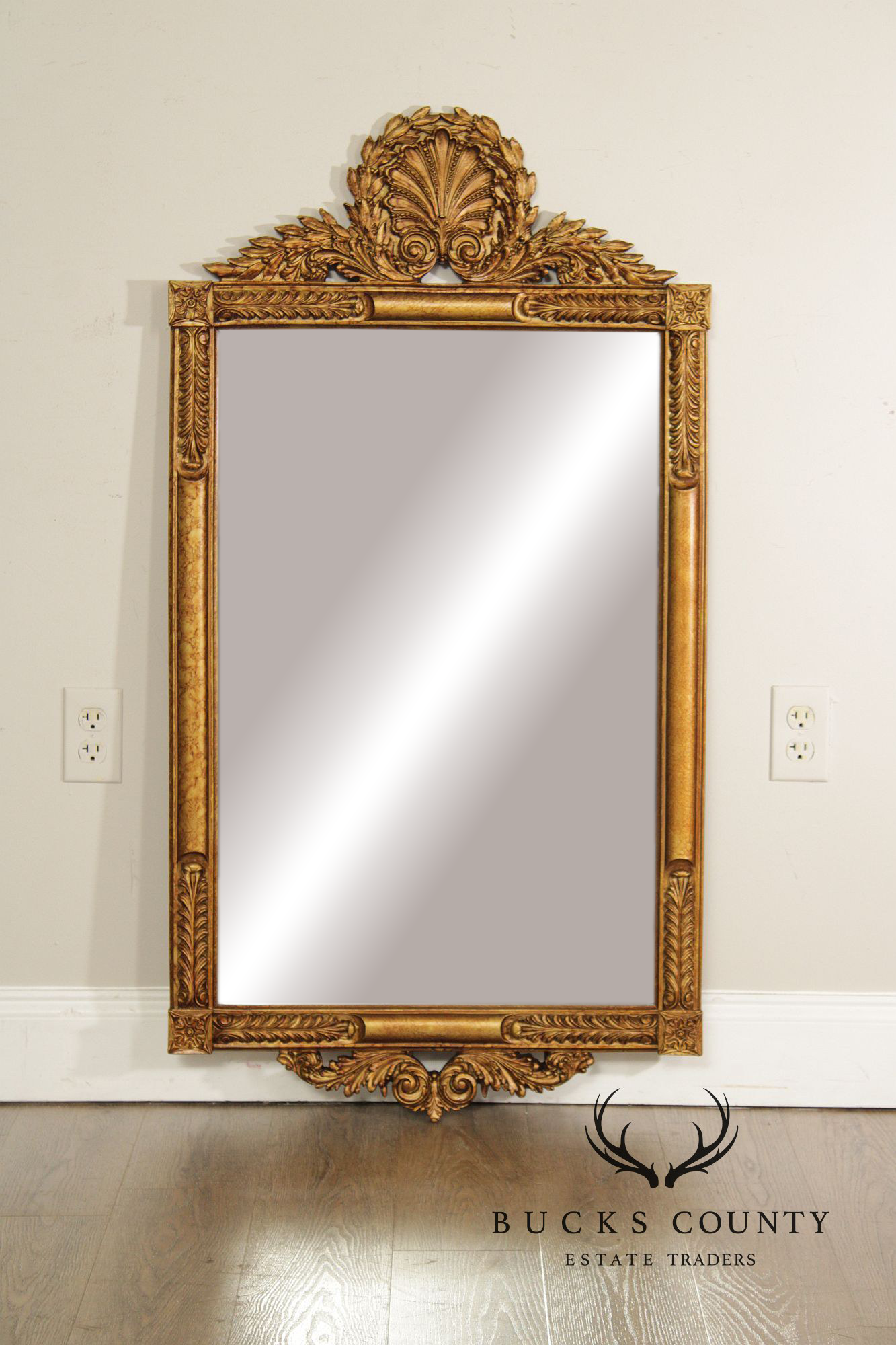 Rococo Style Gilt Carved Wall Mirror