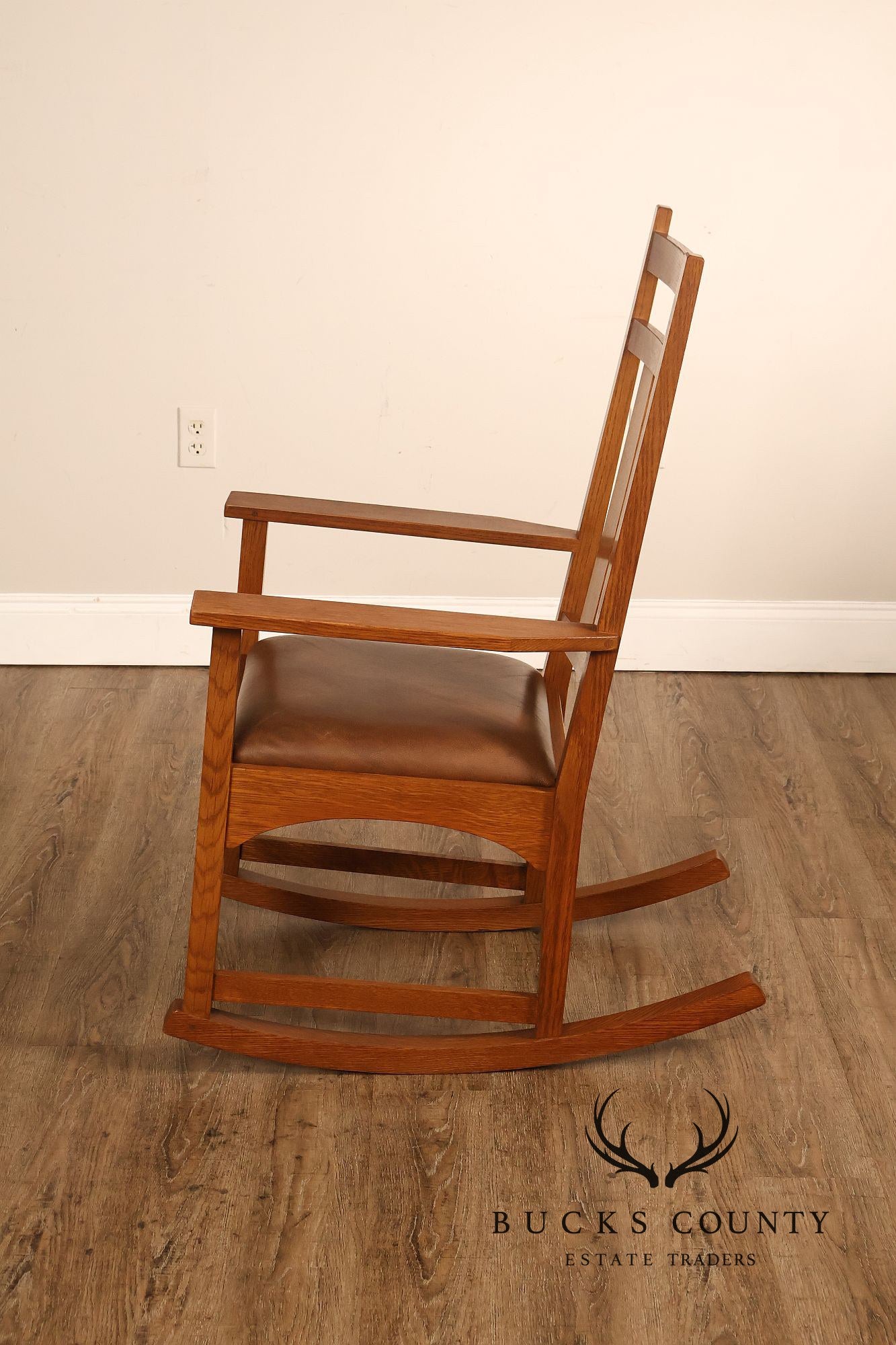 Stickley Mission Collection Harvey Ellis Oak Rocking Chair