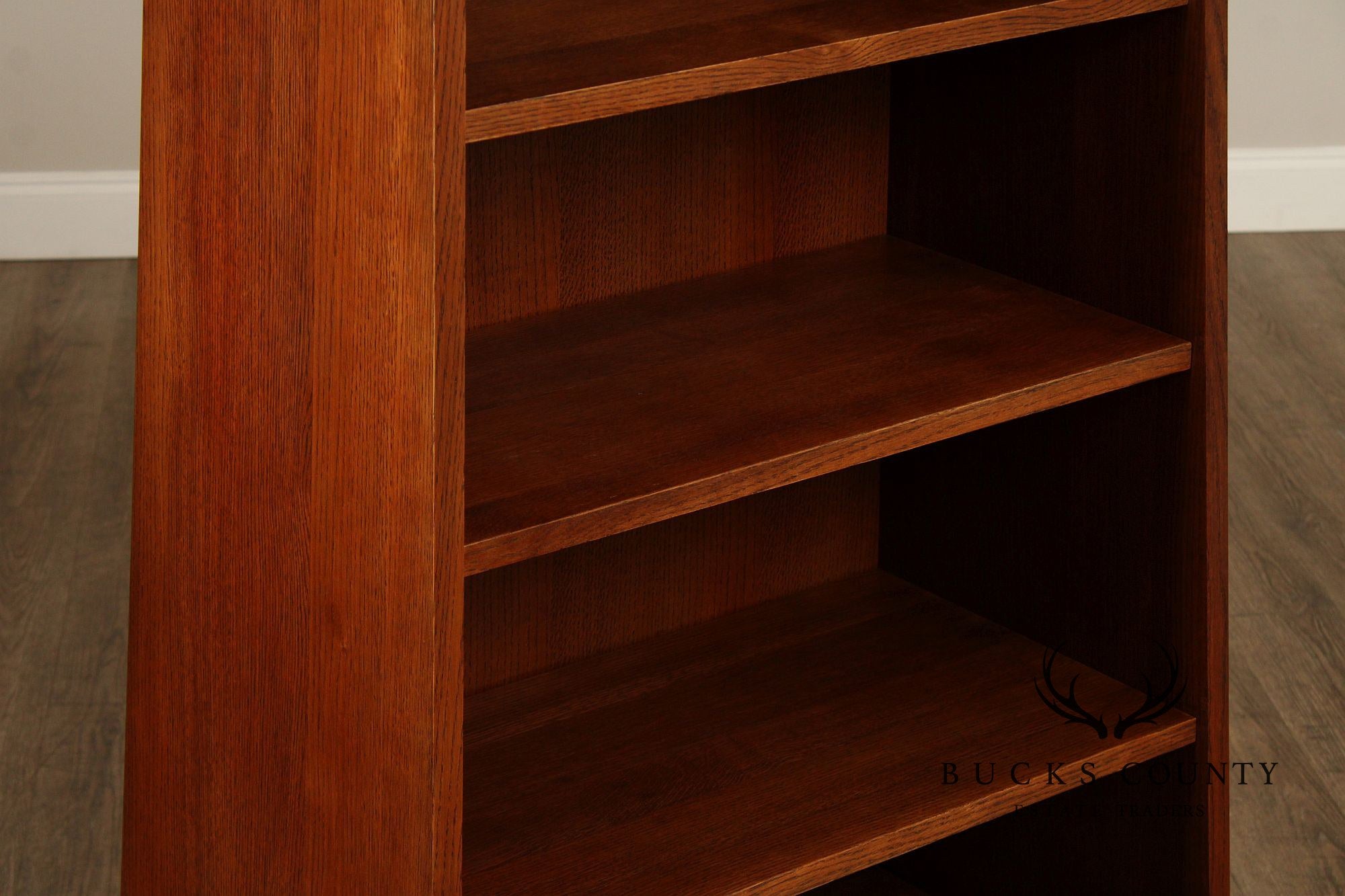 Stickley Mission Collection Oak Bookshelf Tower