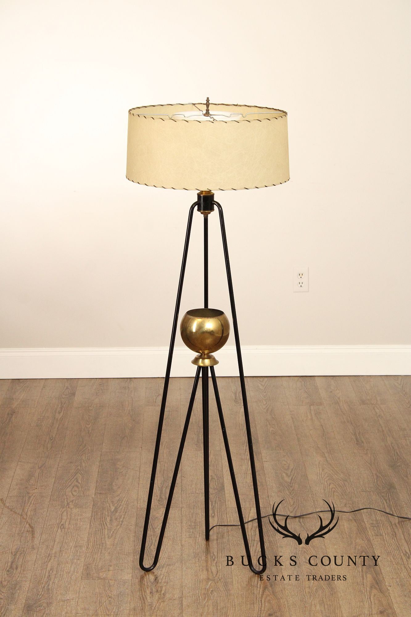 Mid Century Modern Hairpin Floor Lamp