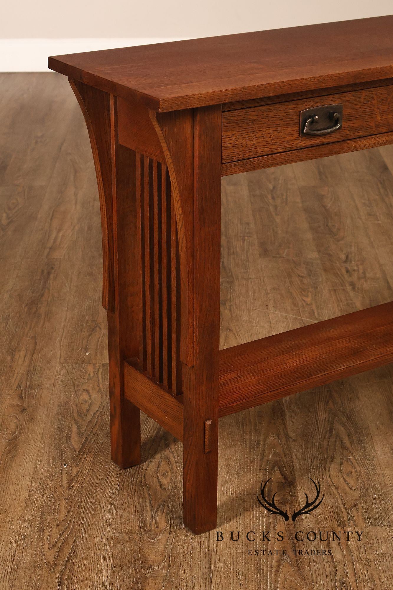 Stickley Mission Collection Oak Console Table