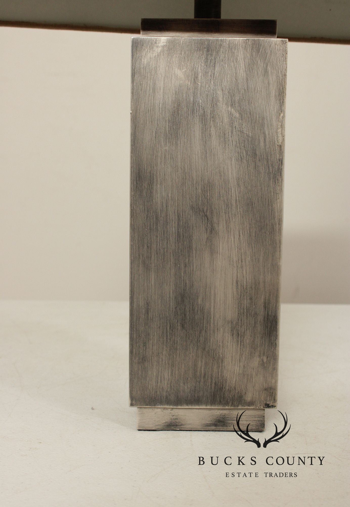 Restoration Hardware Pair of Square Column Table Lamps