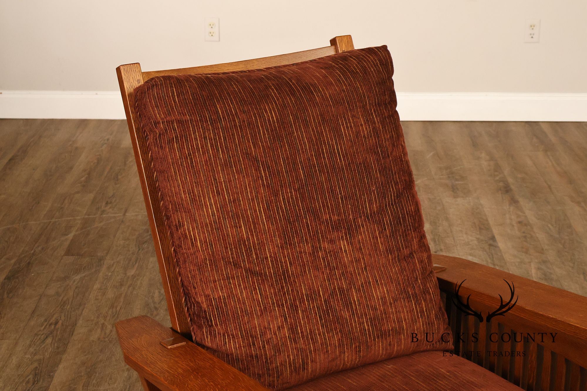 Stickley Mission Collection Oak Spindle Morris Chair