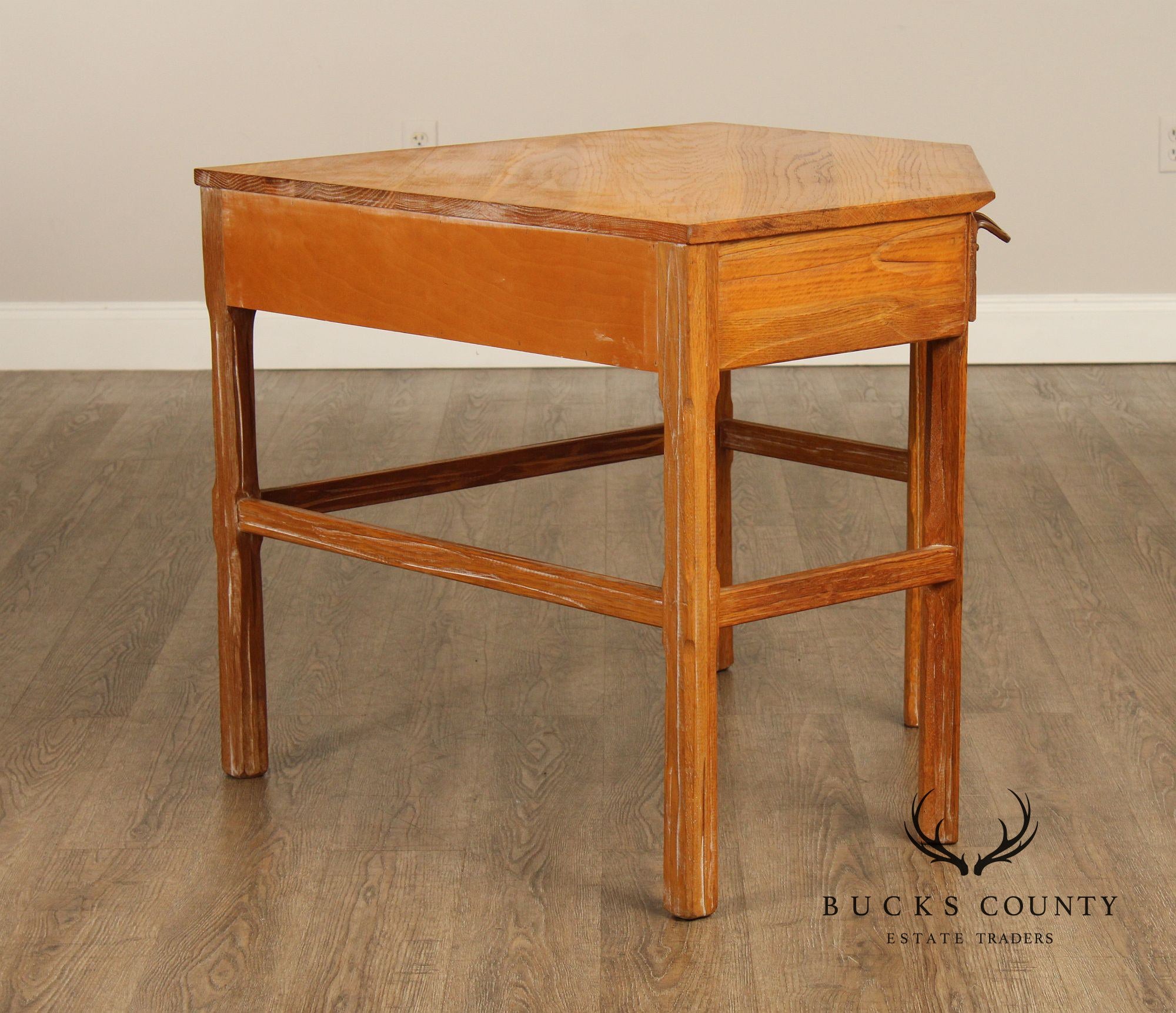 Brandt Ranch Oak Corner Writing Desk and Chair