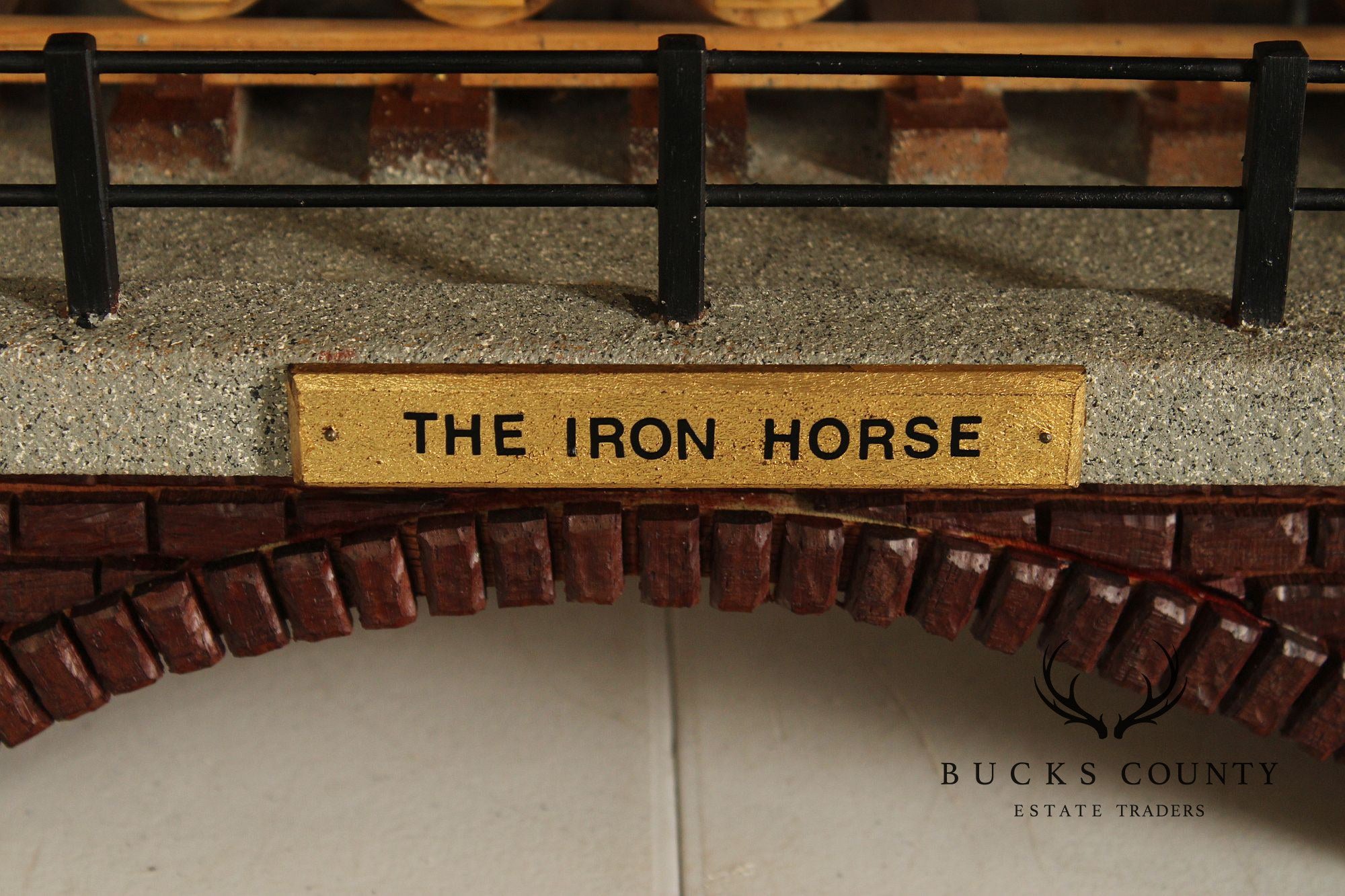 Philip Jacoby Carved Wood Model Train