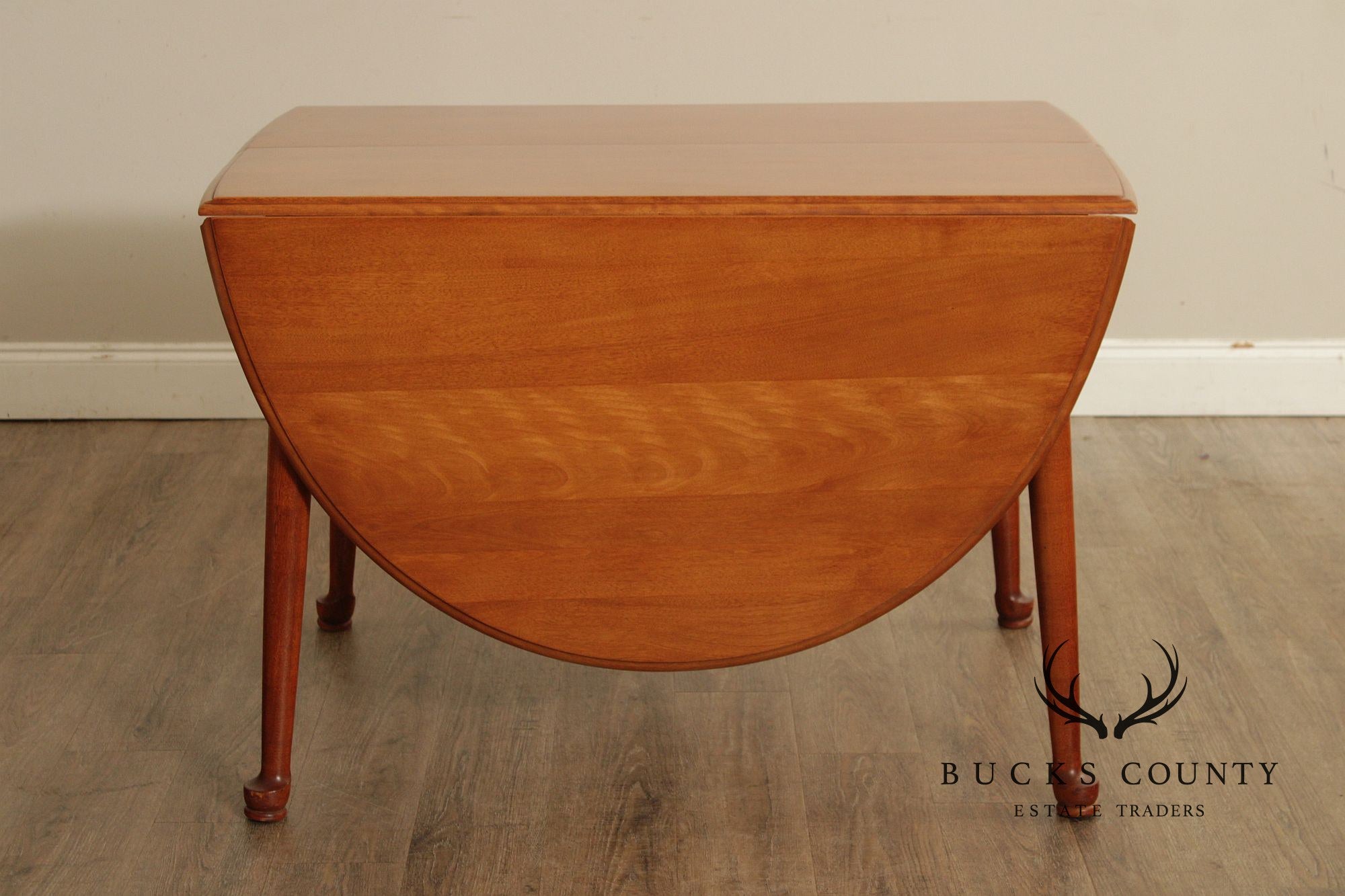 Vintage Cushman Colonial Creations Maple Drop Leaf Dining Table With 2 Leaves