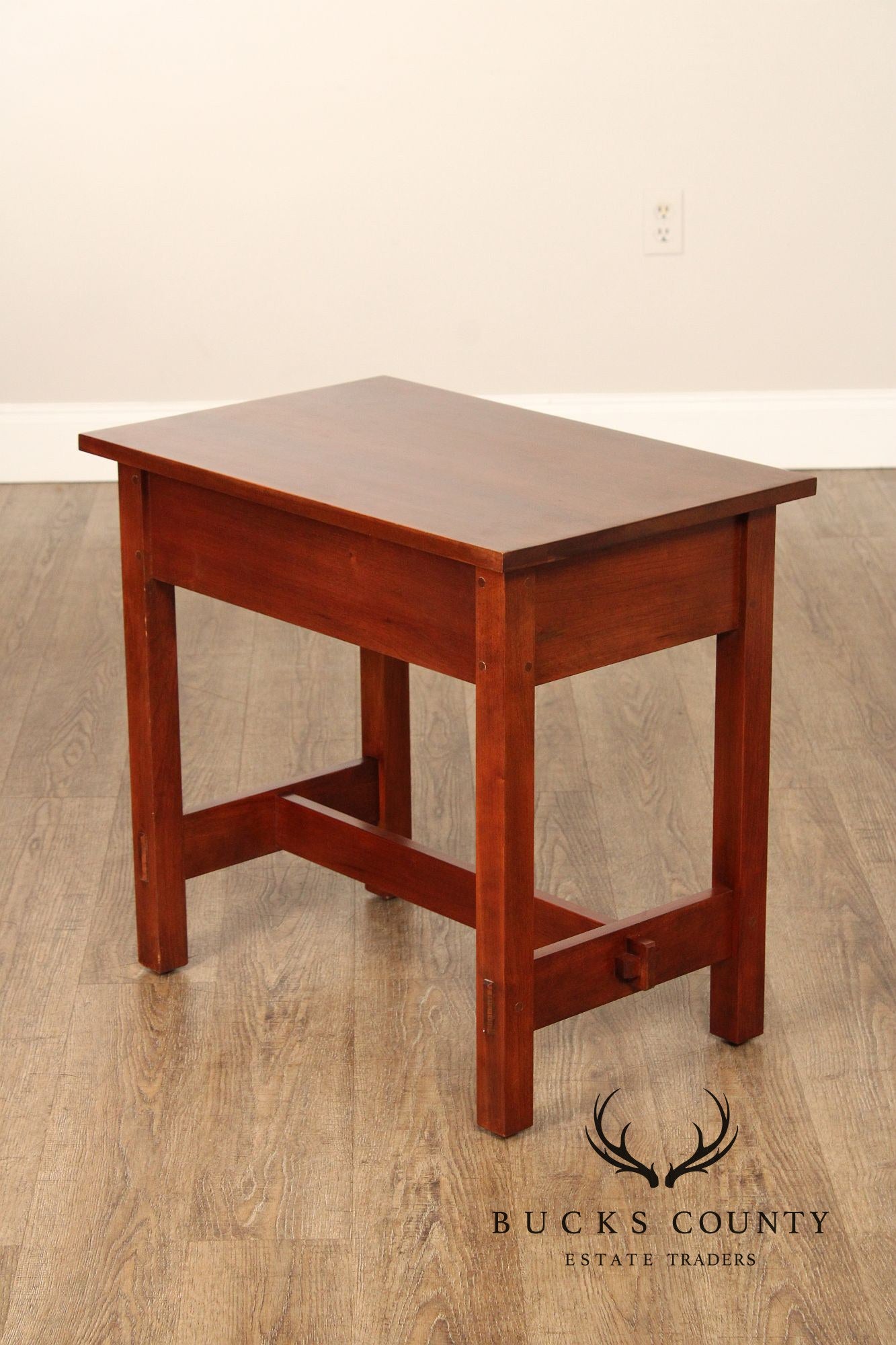 Stickley Mission Collection Cherry End Table with Drawer