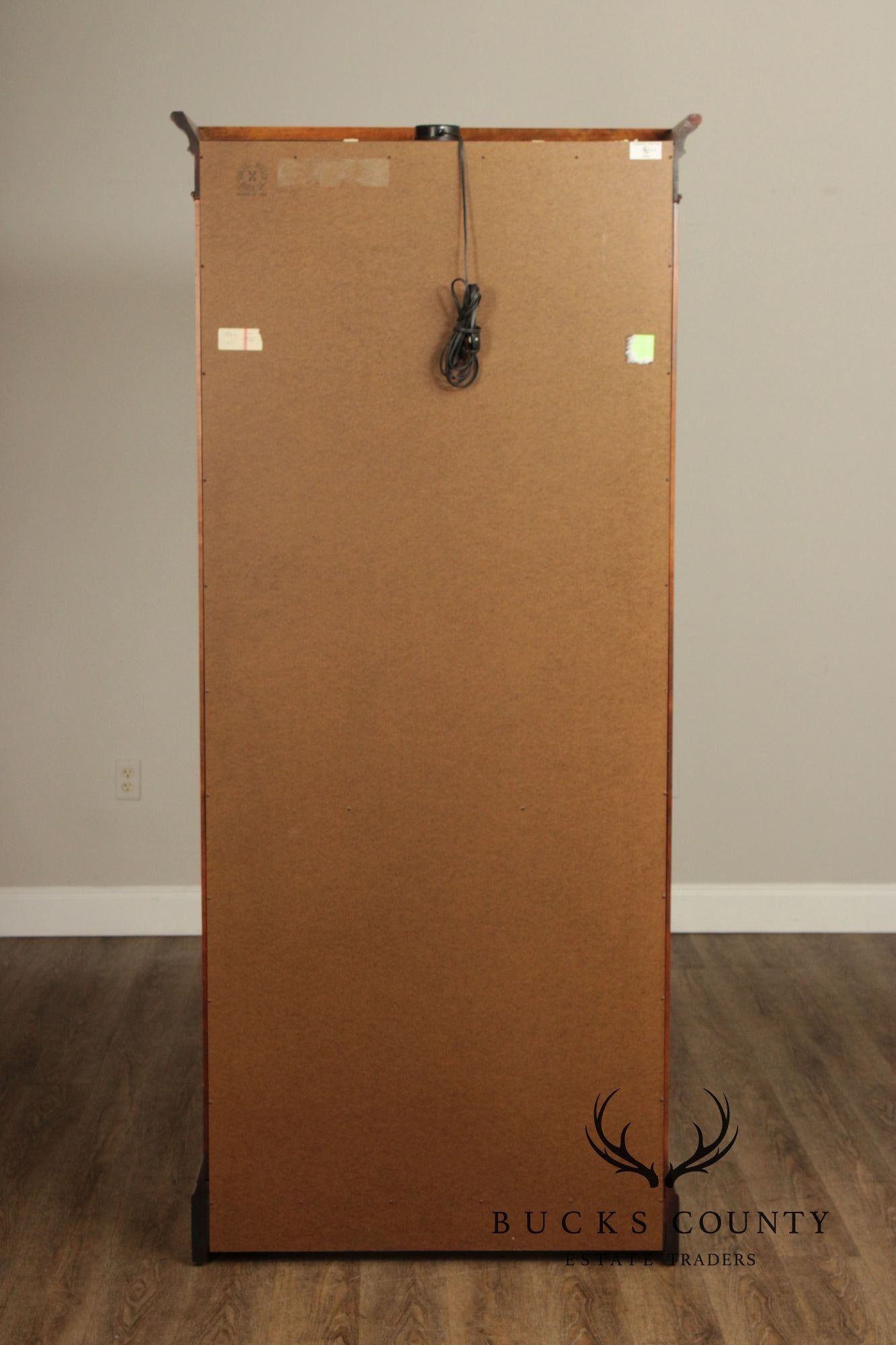 Howard Mill Federal Style Cherry Collector's Cabinet