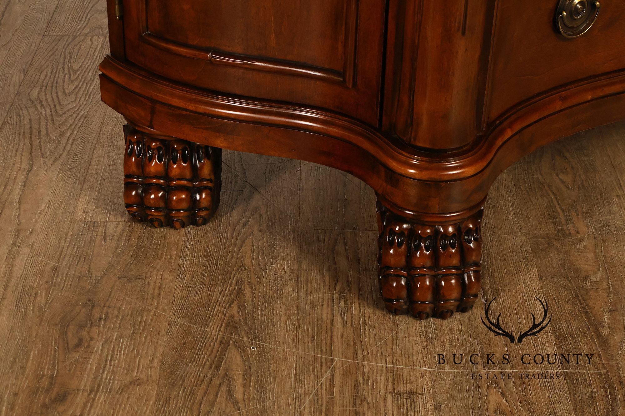 Serpentine Front Dresser Chest of Drawers