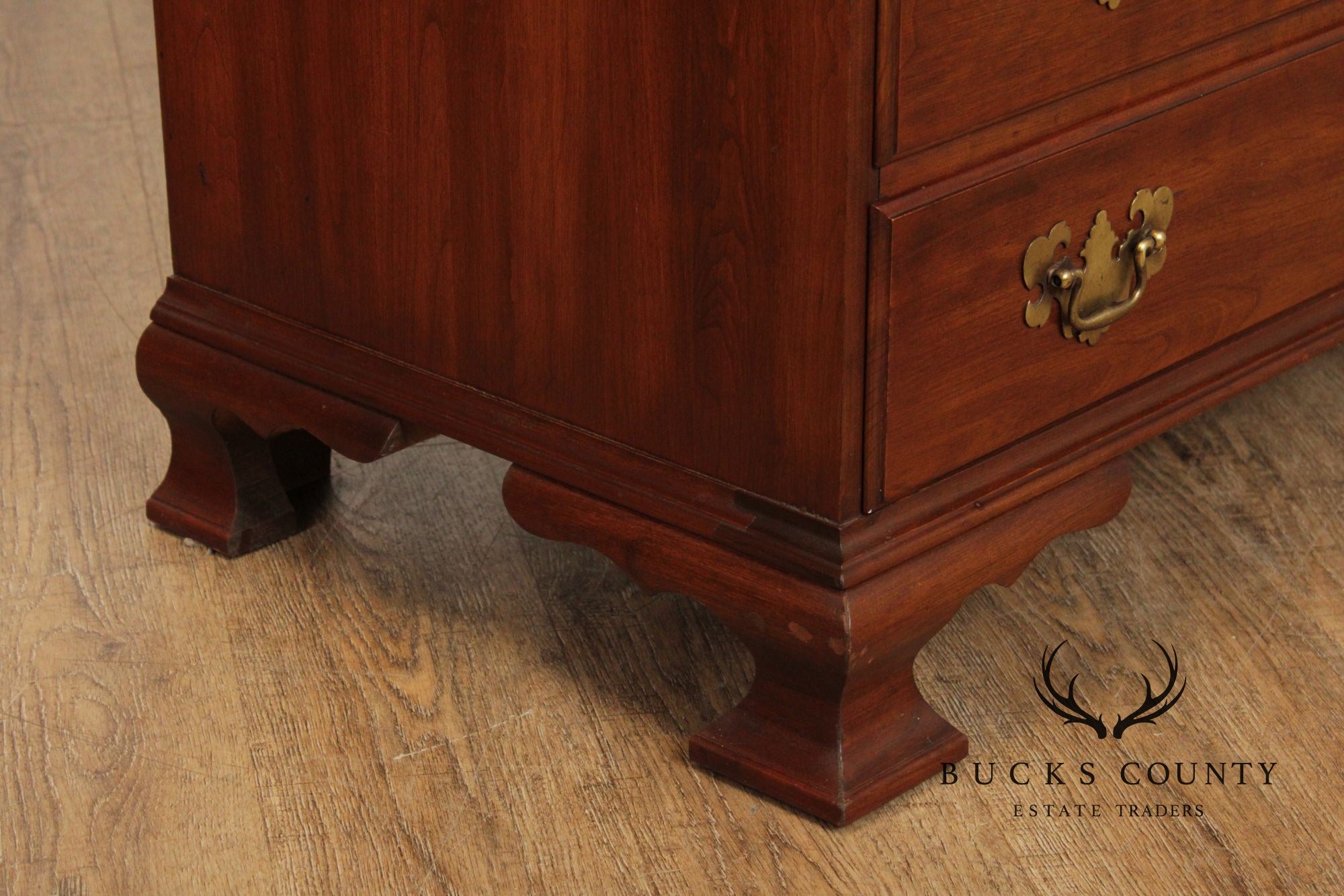 Pennsylvania House Chippendale Style Cherry Secretary Bookcase