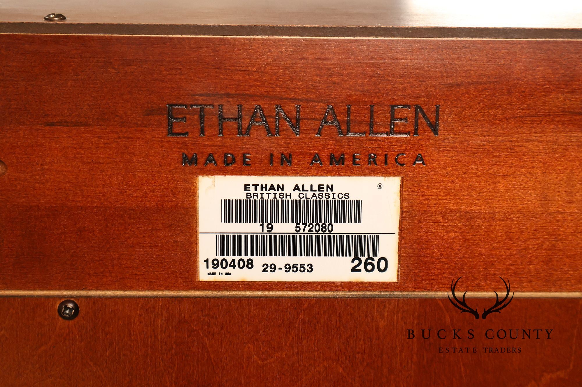Ethan Allen 'British Classics' Collection Office Bookcase