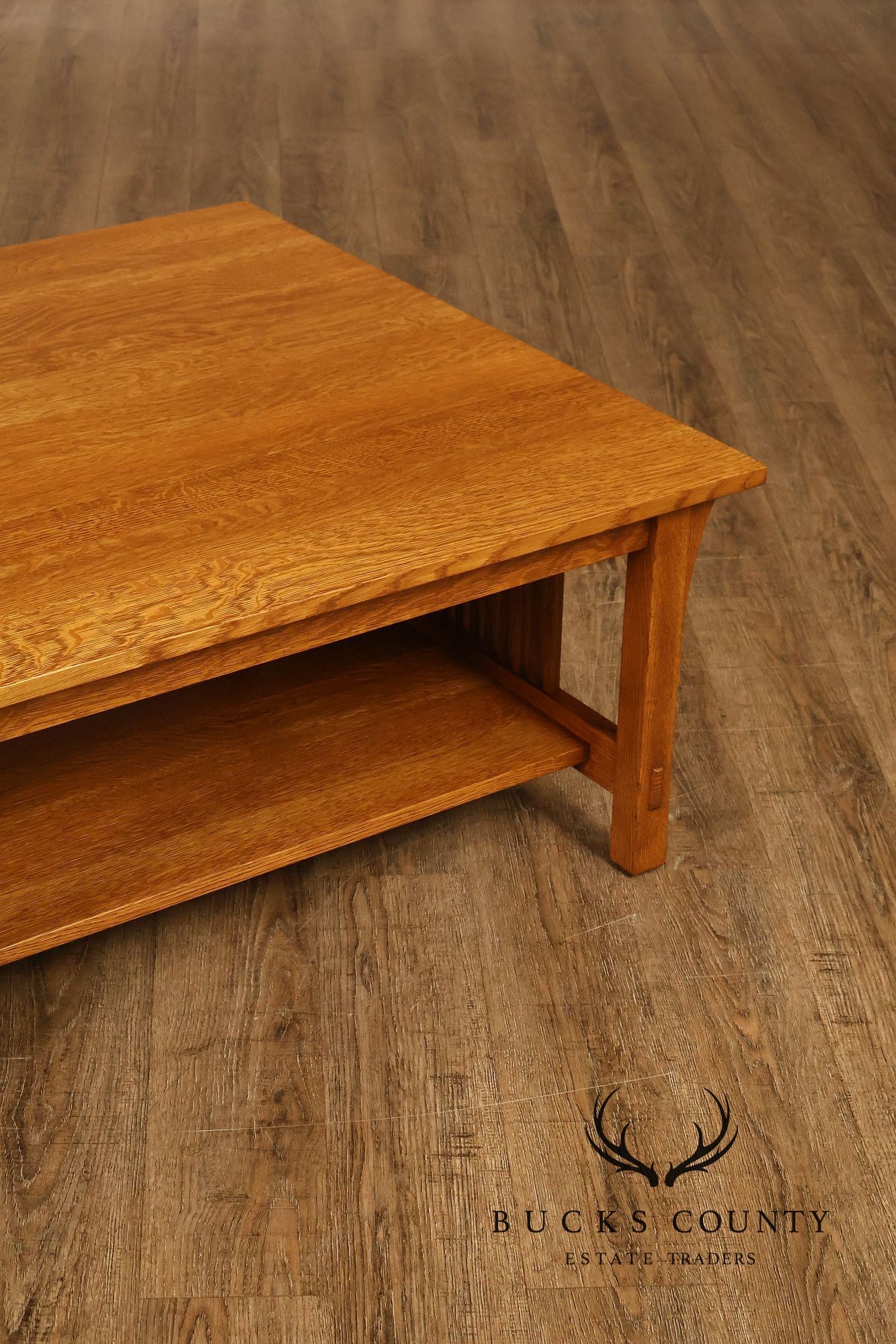 Stickley Mission Collection Oak Cocktail Table