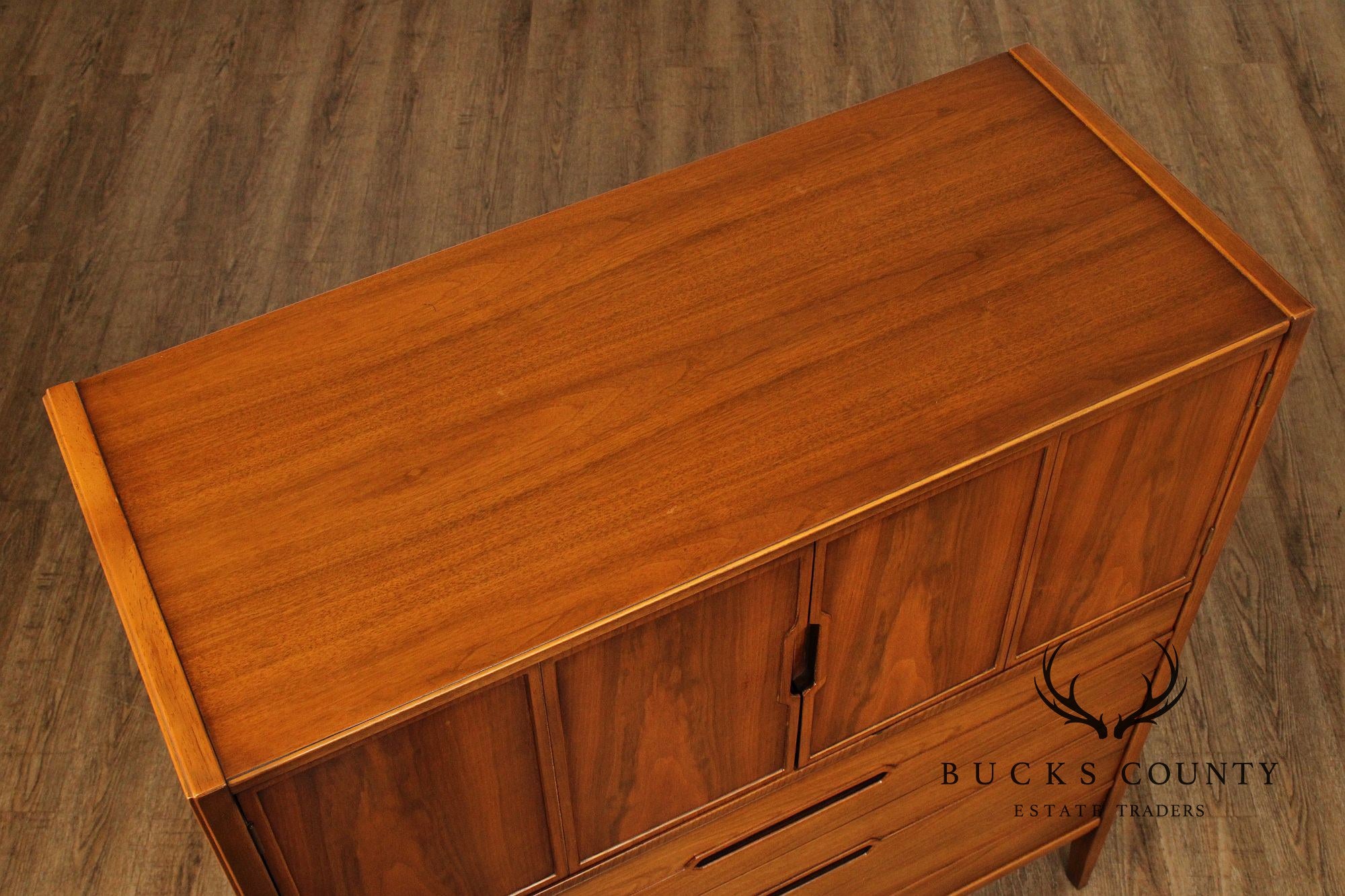 Mid Century Modern Walnut Tall Chest