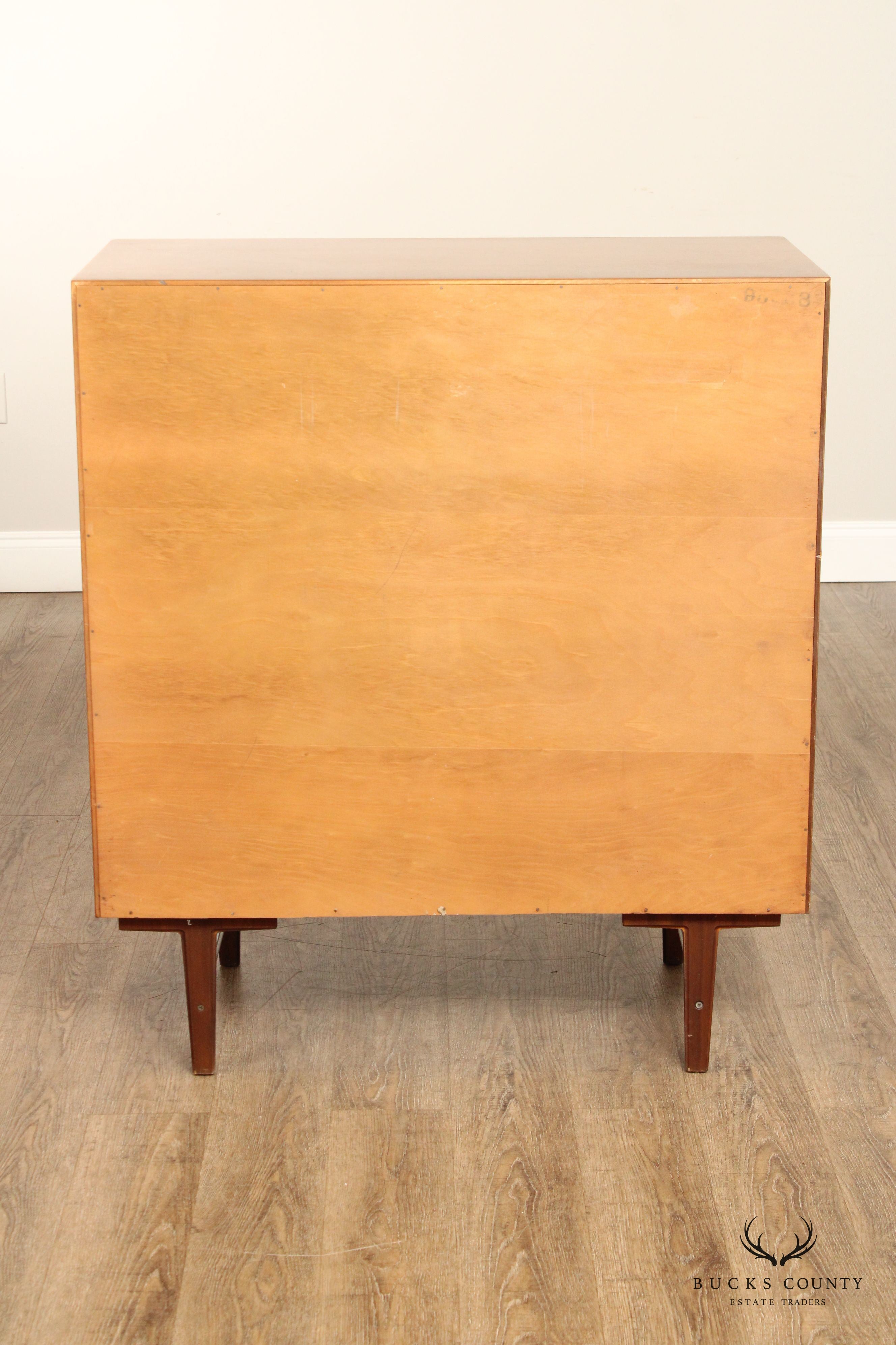 Glenn of California Mid Century Modern Walnut Tall Chest