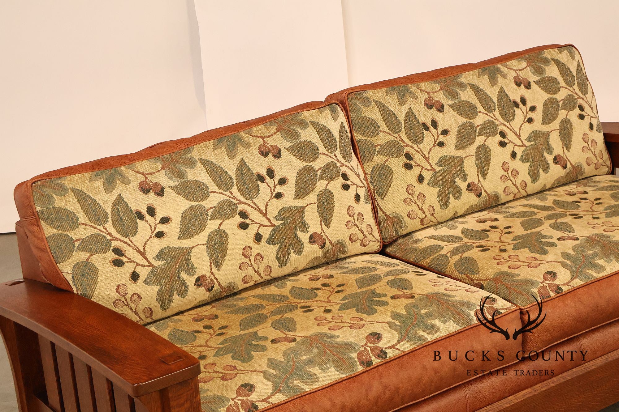 Stickley Mission Collection Oak Orchard Street Sofa