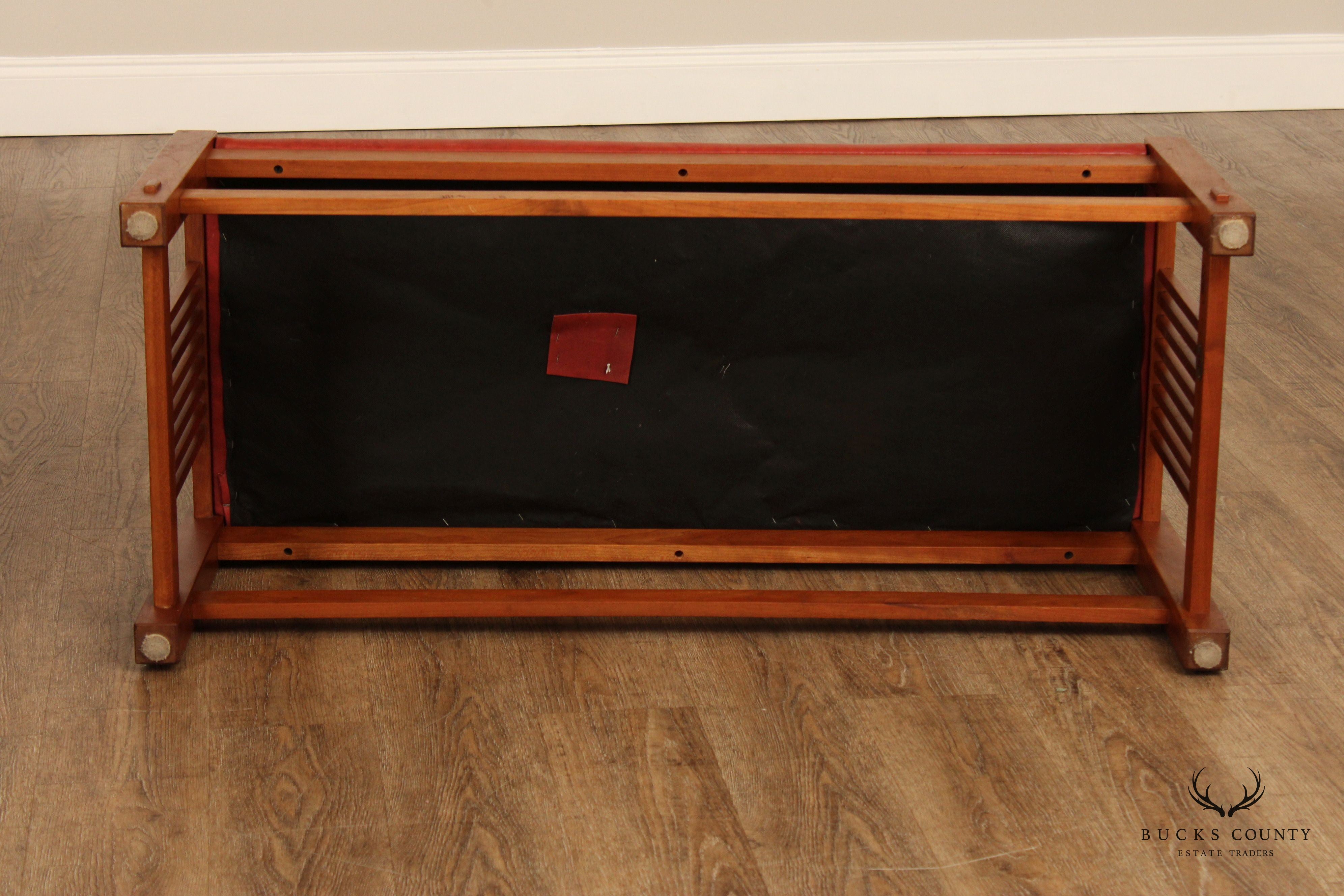 Stickley Mission Collection Cherry Spindle Bench
