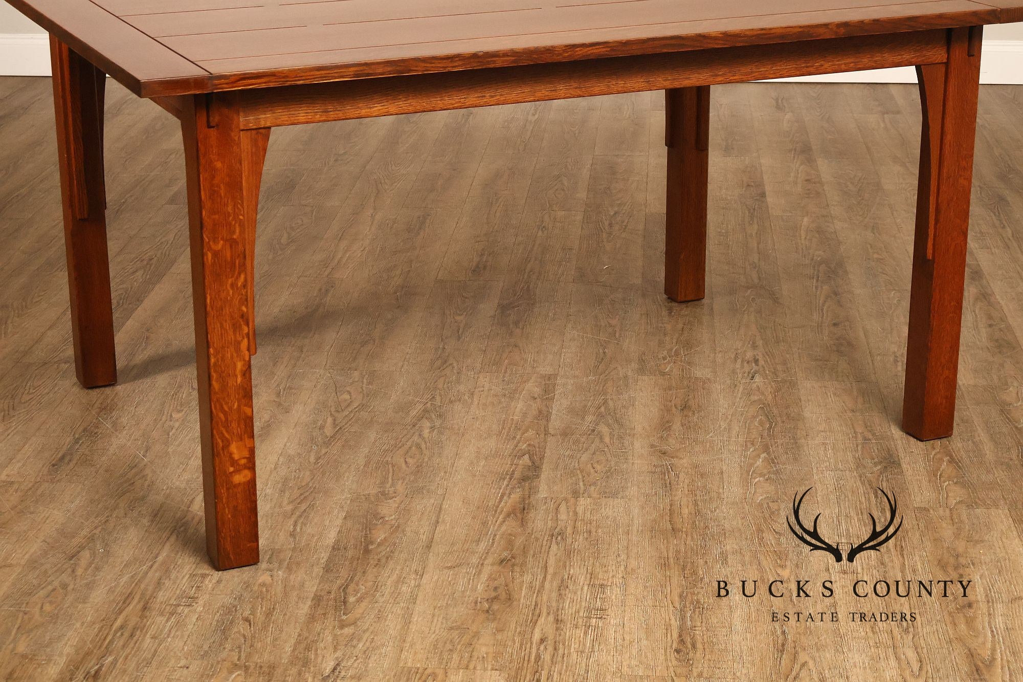 Stickley Mission Collection Oak Butterfly Top Dining Table