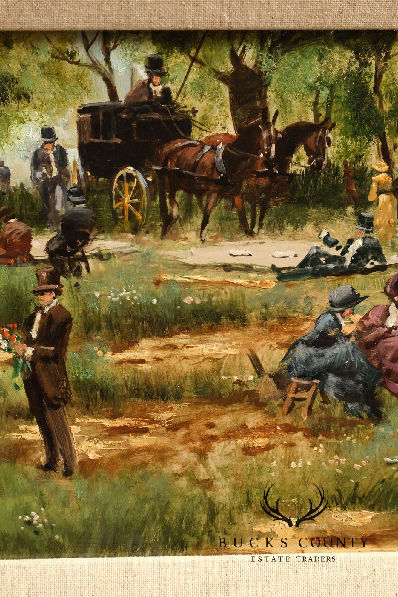 Francesco Tammaro Oil Painting, 'In the Countryside'