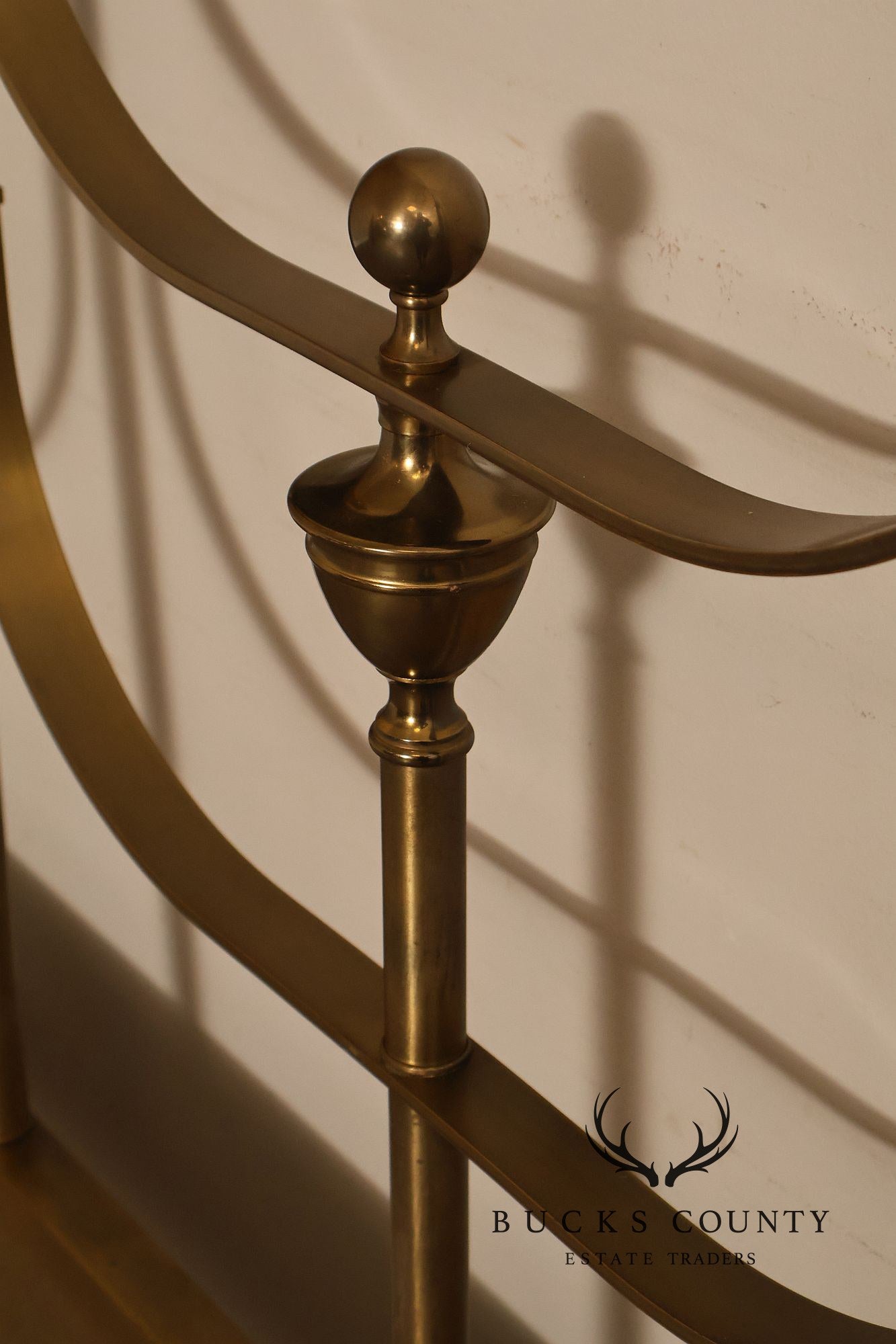 Mastercraft Vintage Brass King Headboard