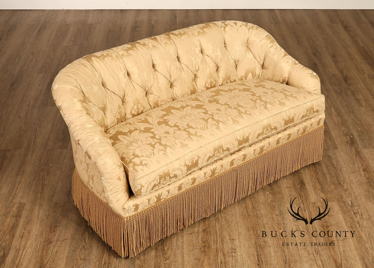 TRS Furniture Button-Tufted Upholstered Sofa