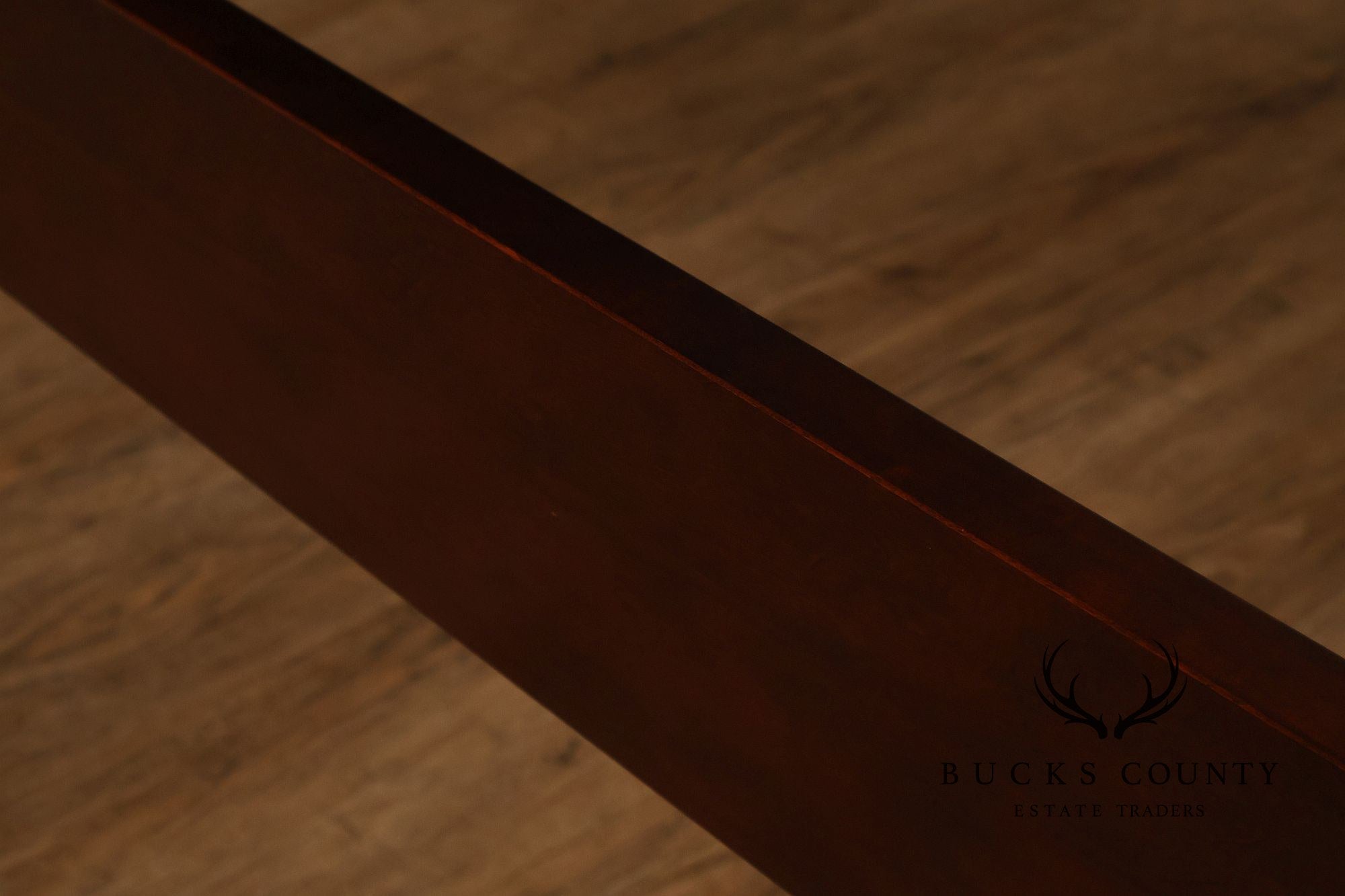 Statton Furniture Cherry Queen Tobacco Leaf Poster Bed