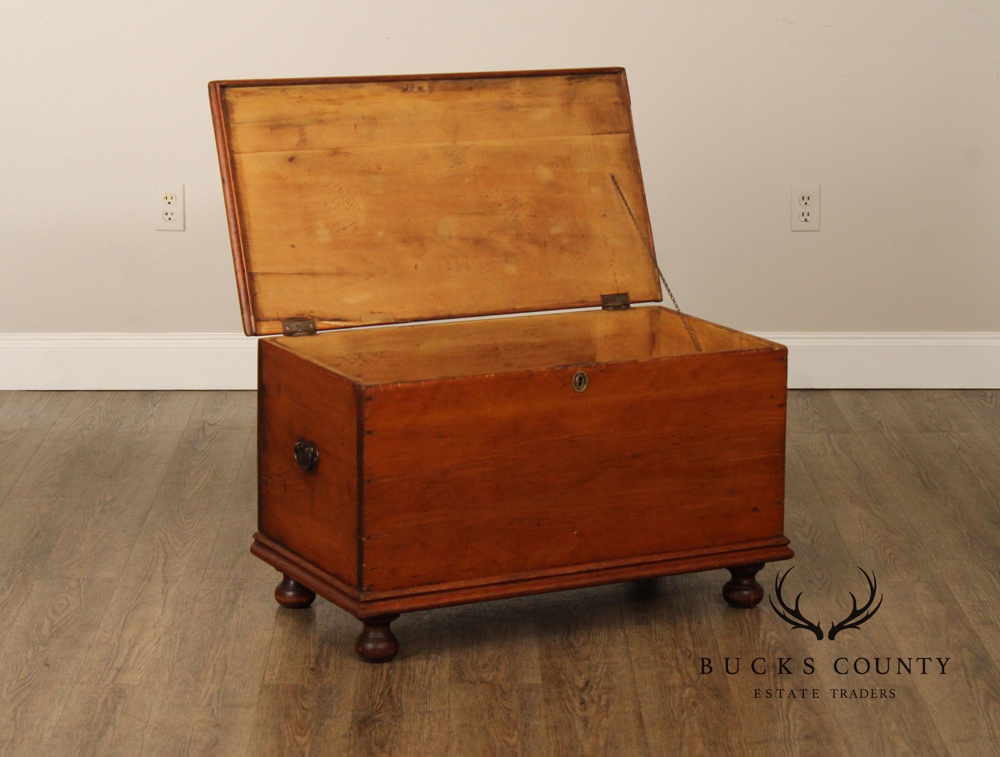 Antique American Pine Blanket Chest