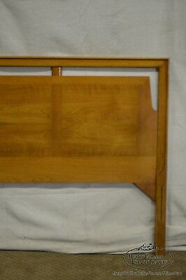 Mid Century Modern Light Walnut Danish Style Full Size Headboard