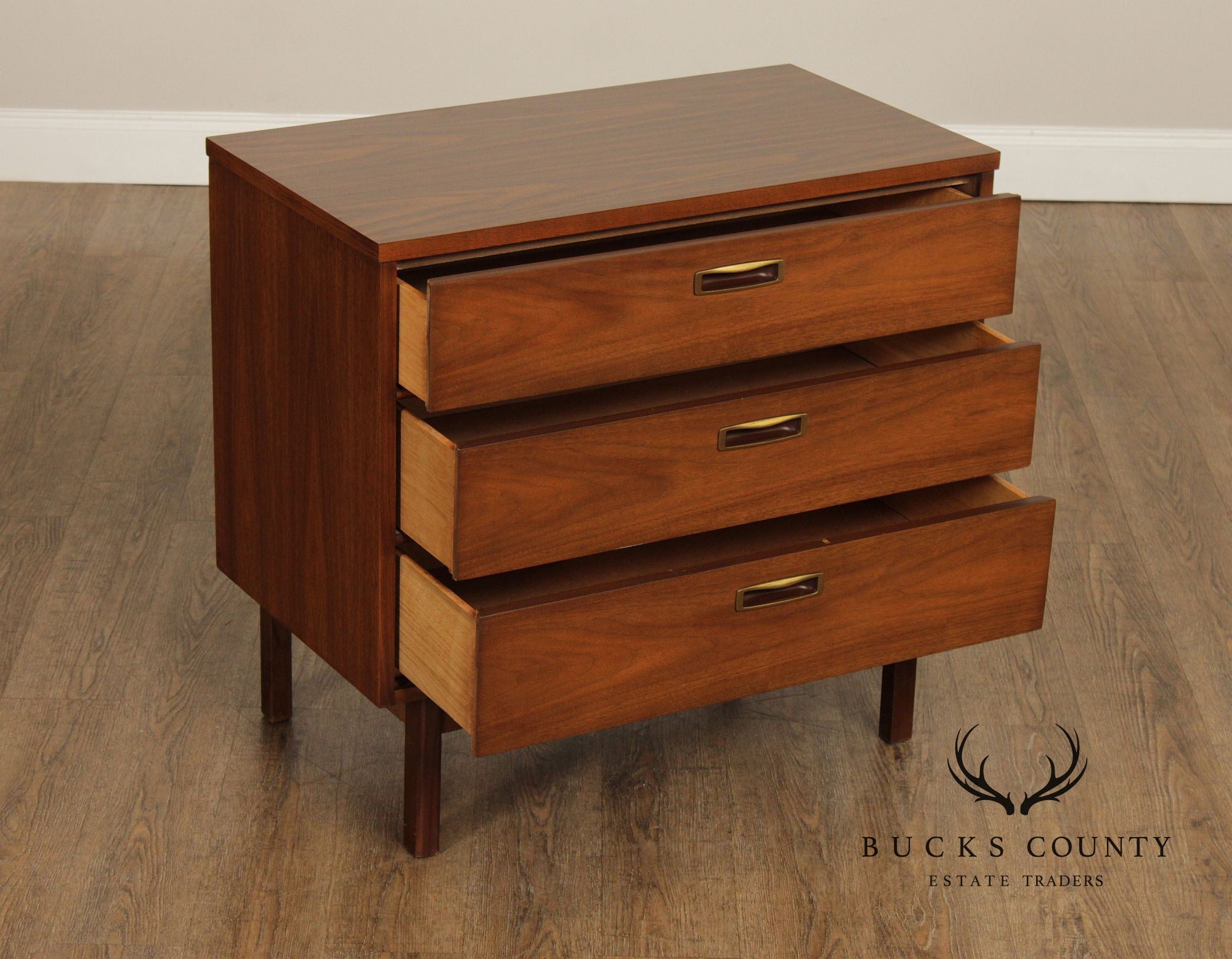 Mid Century Modern Walnut Chest of Drawers