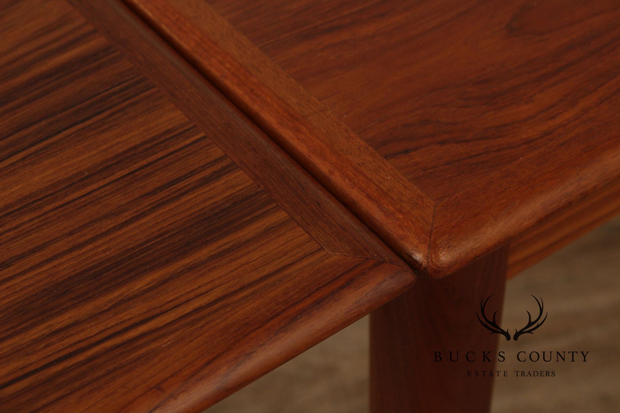 AM Mobler 1960s Danish Modern Teak Refectory Dining Table