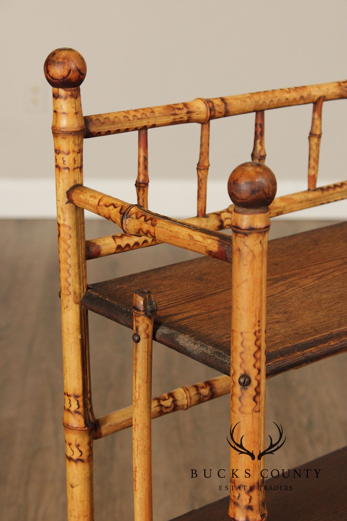 Antique Aesthetic Movement Bamboo Etagere