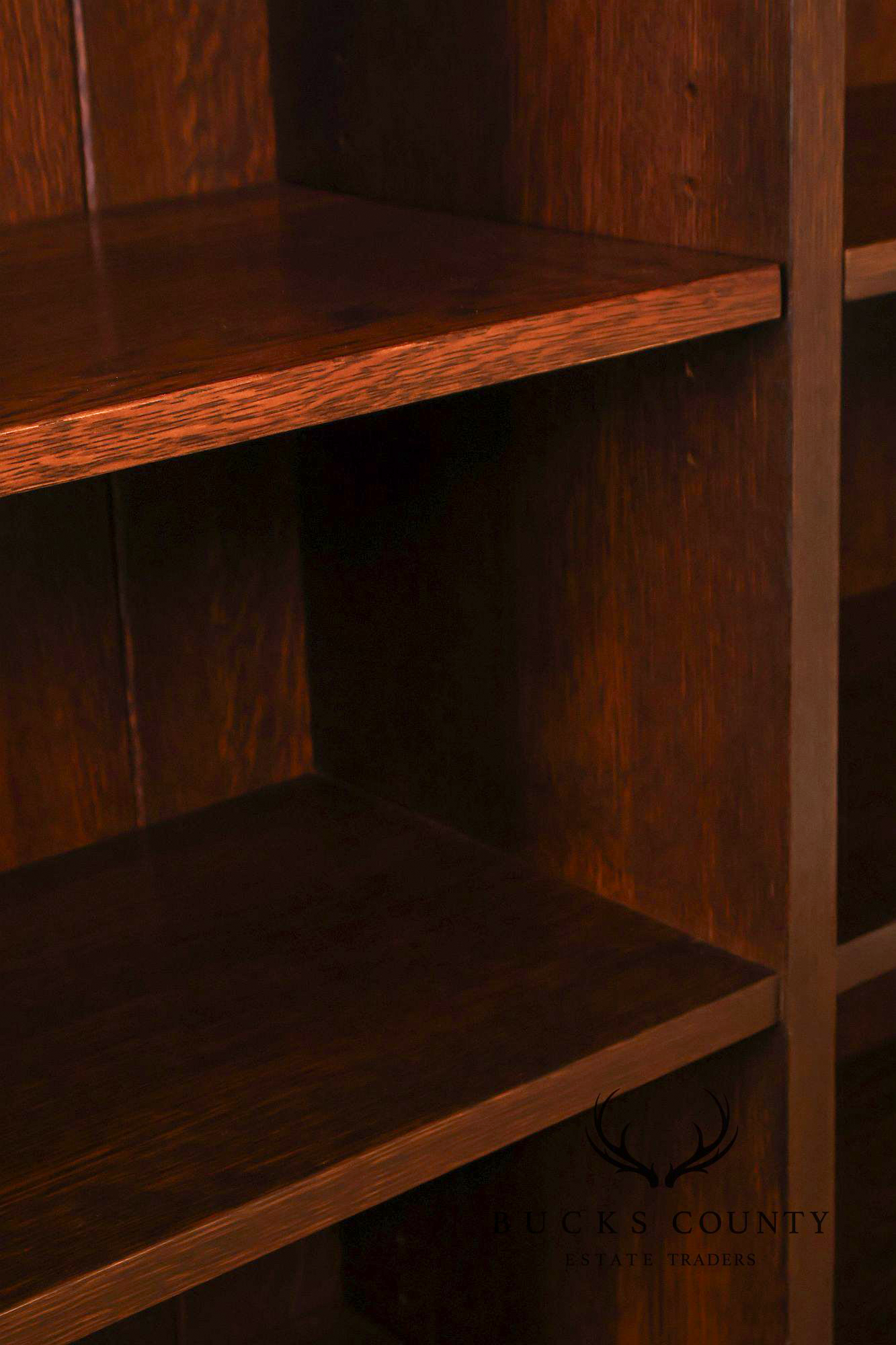 Stickley Mission Collection Oak Open Bookcase