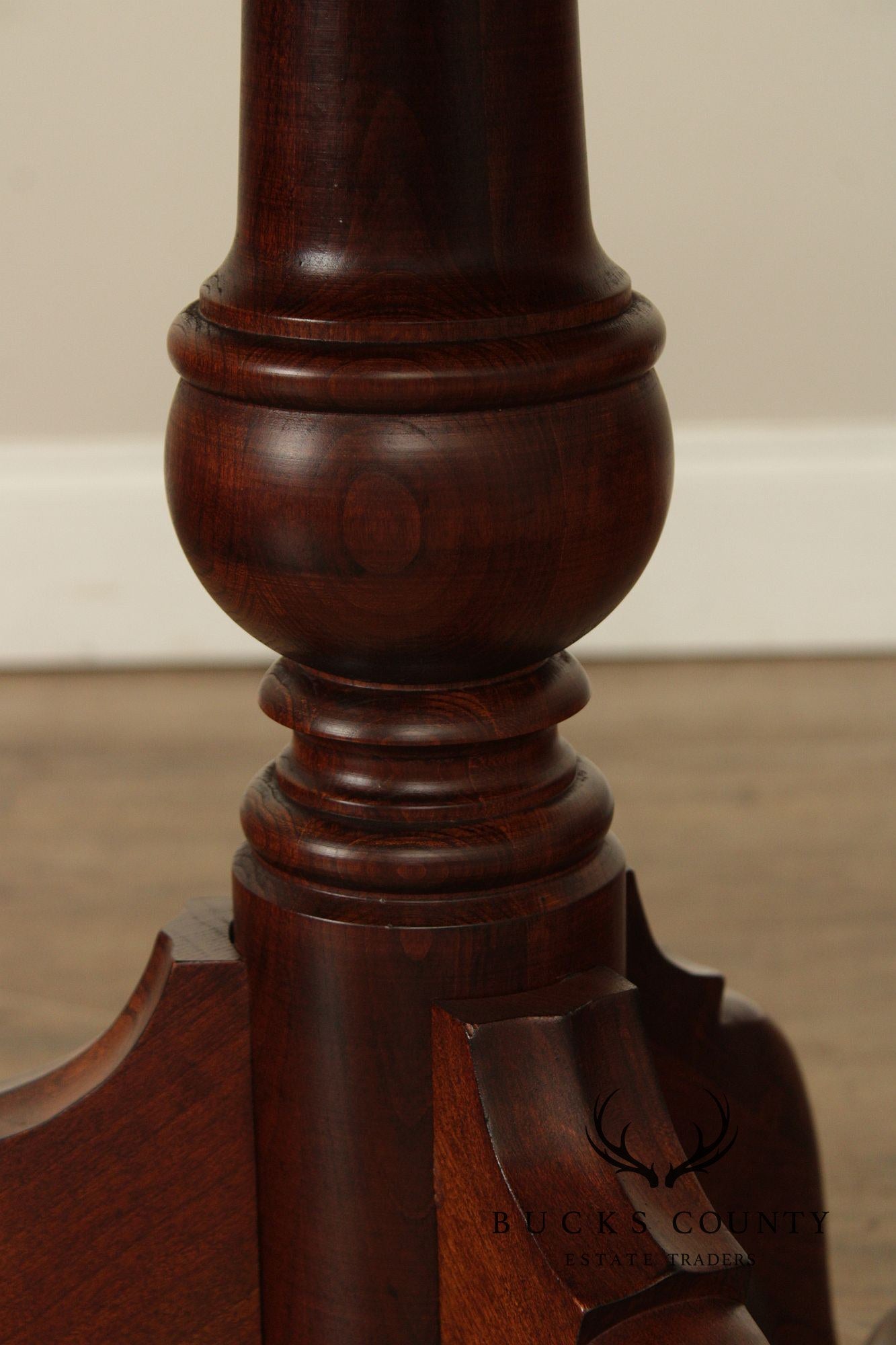 Pennsylvania House Chippendale Style Round Cherry Side Table