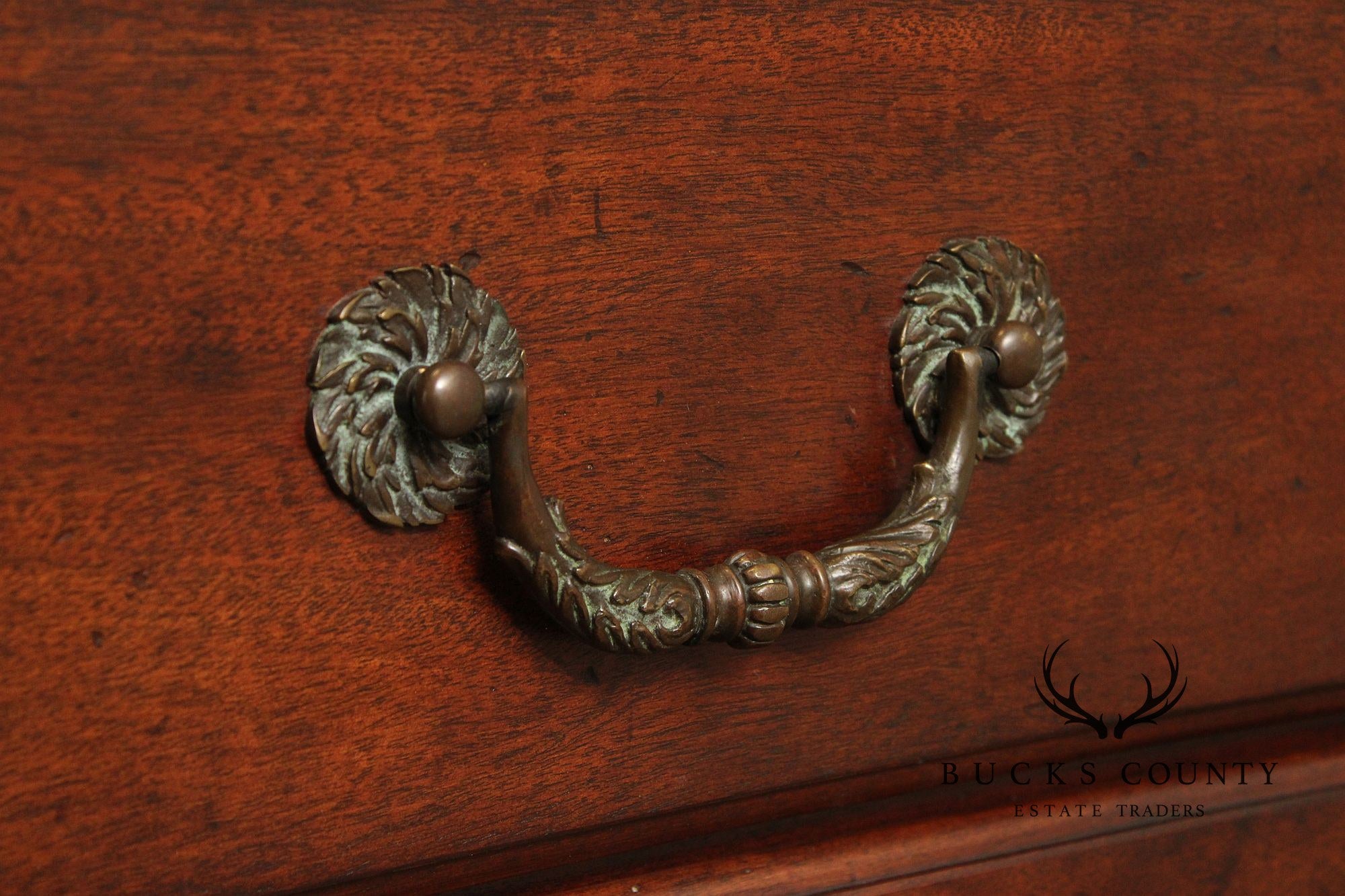 French Provincial Style Solid Mahogany Chest of Drawers