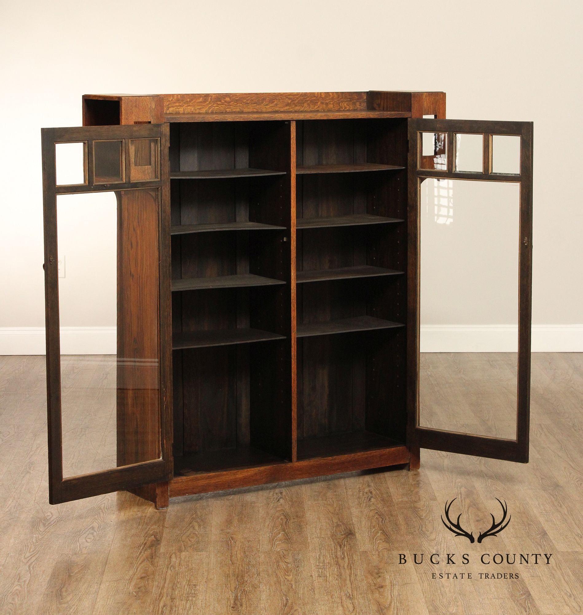 Grand Rapids Antique Mission Oak Bookcase