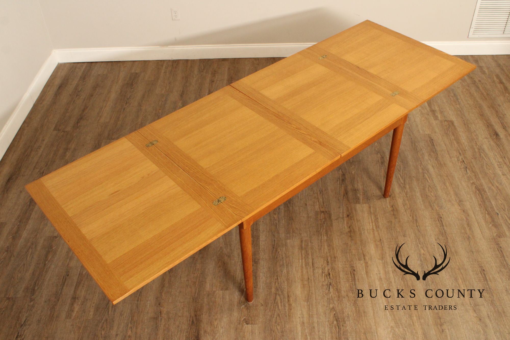 Danish Modern Extendable Dining Table