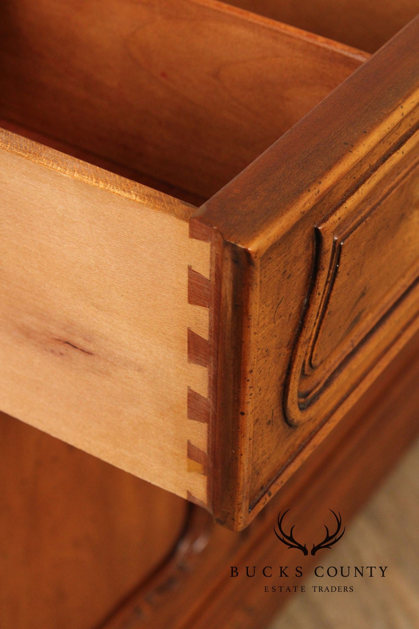 Henredon French Provincial Style Flip Top Server