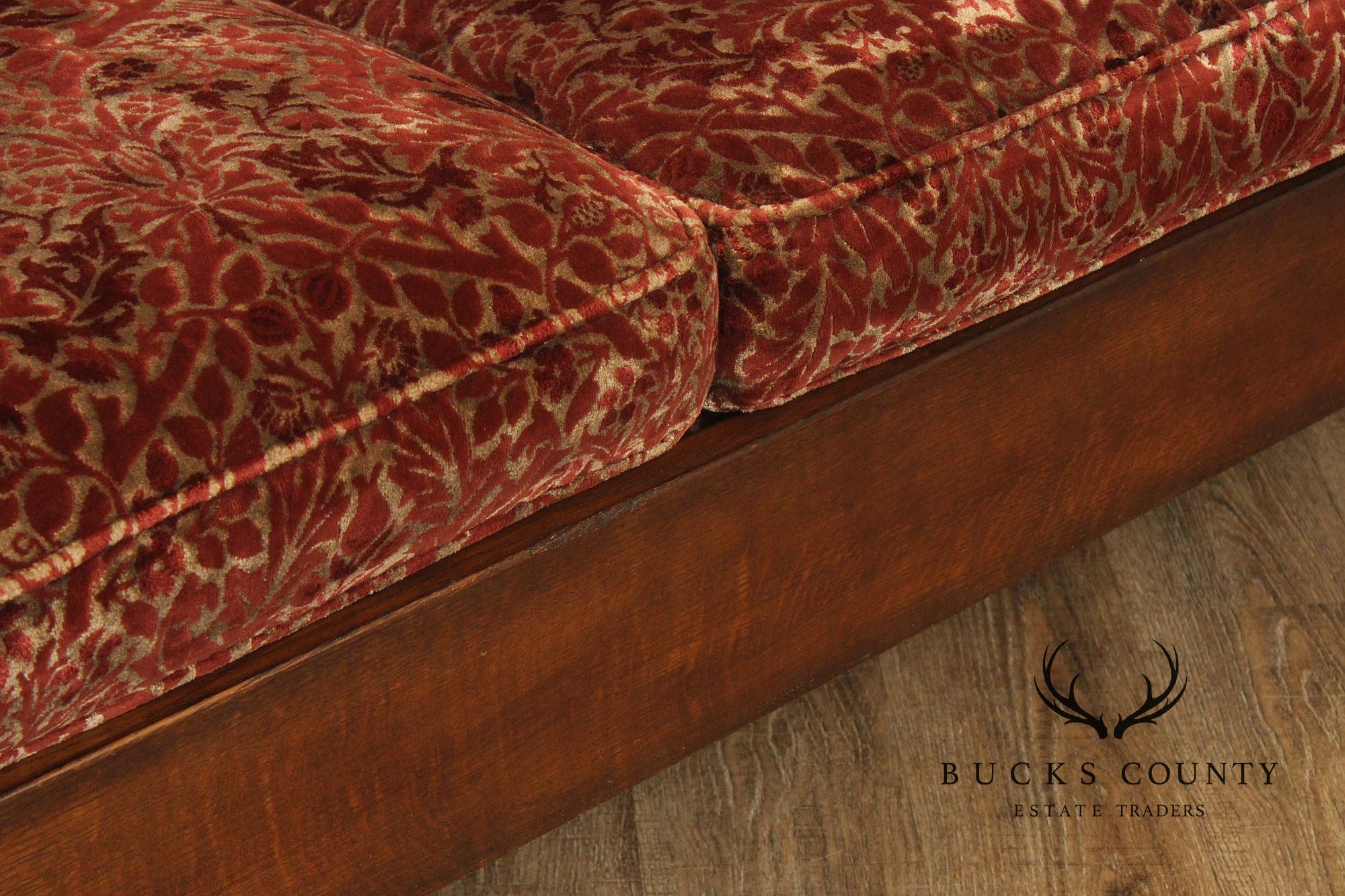 Stickley Mission Collection Loose Cushion Oak Settle